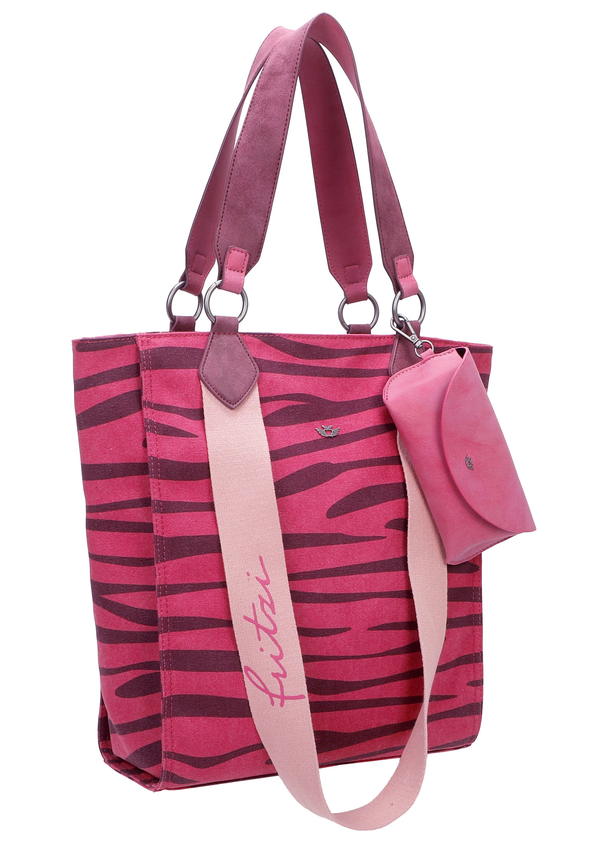Fritzi aus Preußen Schultertasche »Izzy02« mit Zebra-Muster