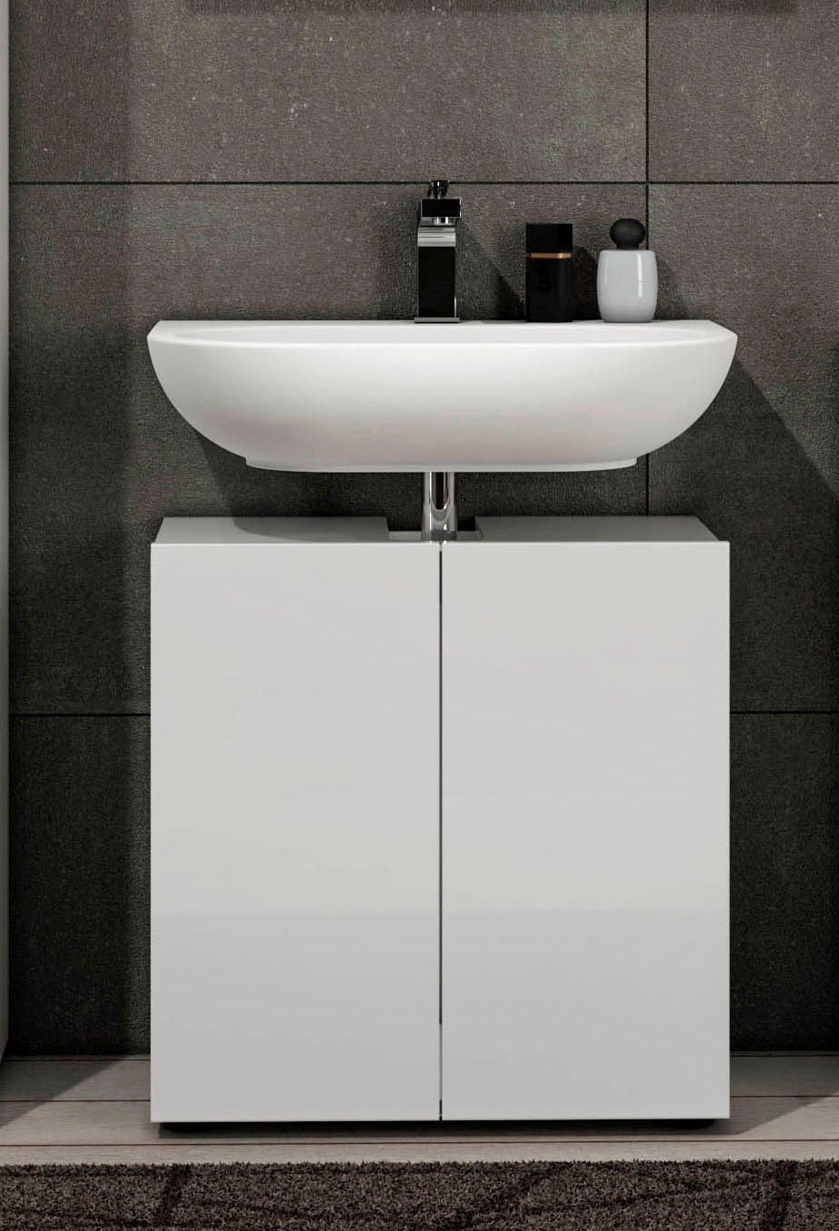 welltime Waschbeckenschrank "MISTER, WBU, Bad-Unterschrank, 60 cm breit, 2 günstig online kaufen