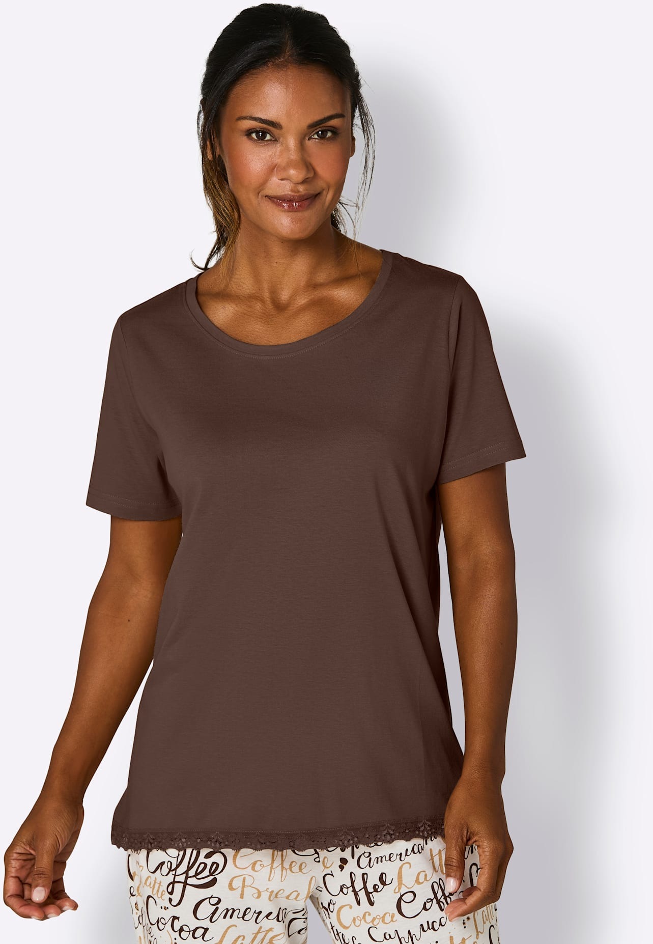 wäschepur Pyjamaoberteil "Schlafanzug-Shirt" 1 tlg. günstig online kaufen