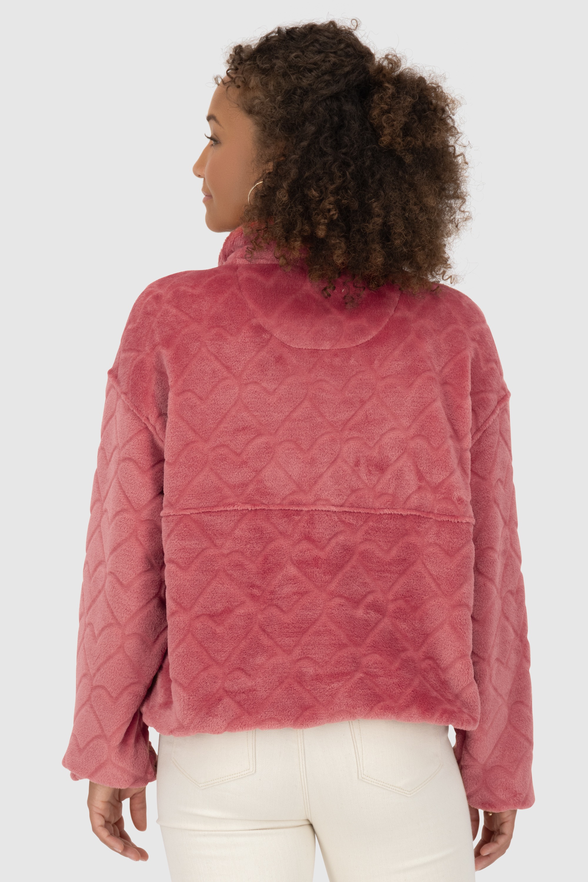 Alife & Kickin Sweatshirt "Damen LilianAK G", Kuschliger Teddy Pullover mit günstig online kaufen