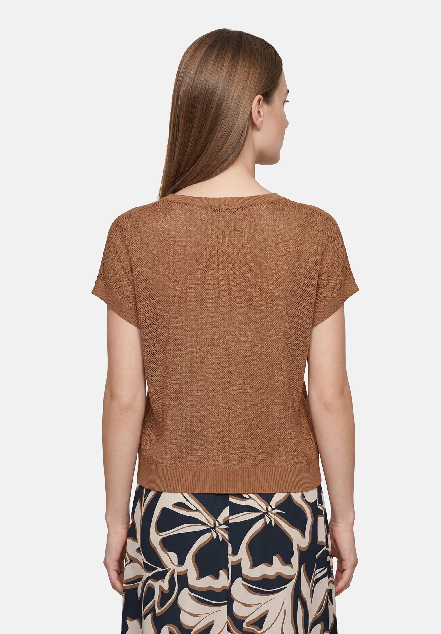 Betty Barclay Stricktop »Damen mit Wasserfallausschnitt«