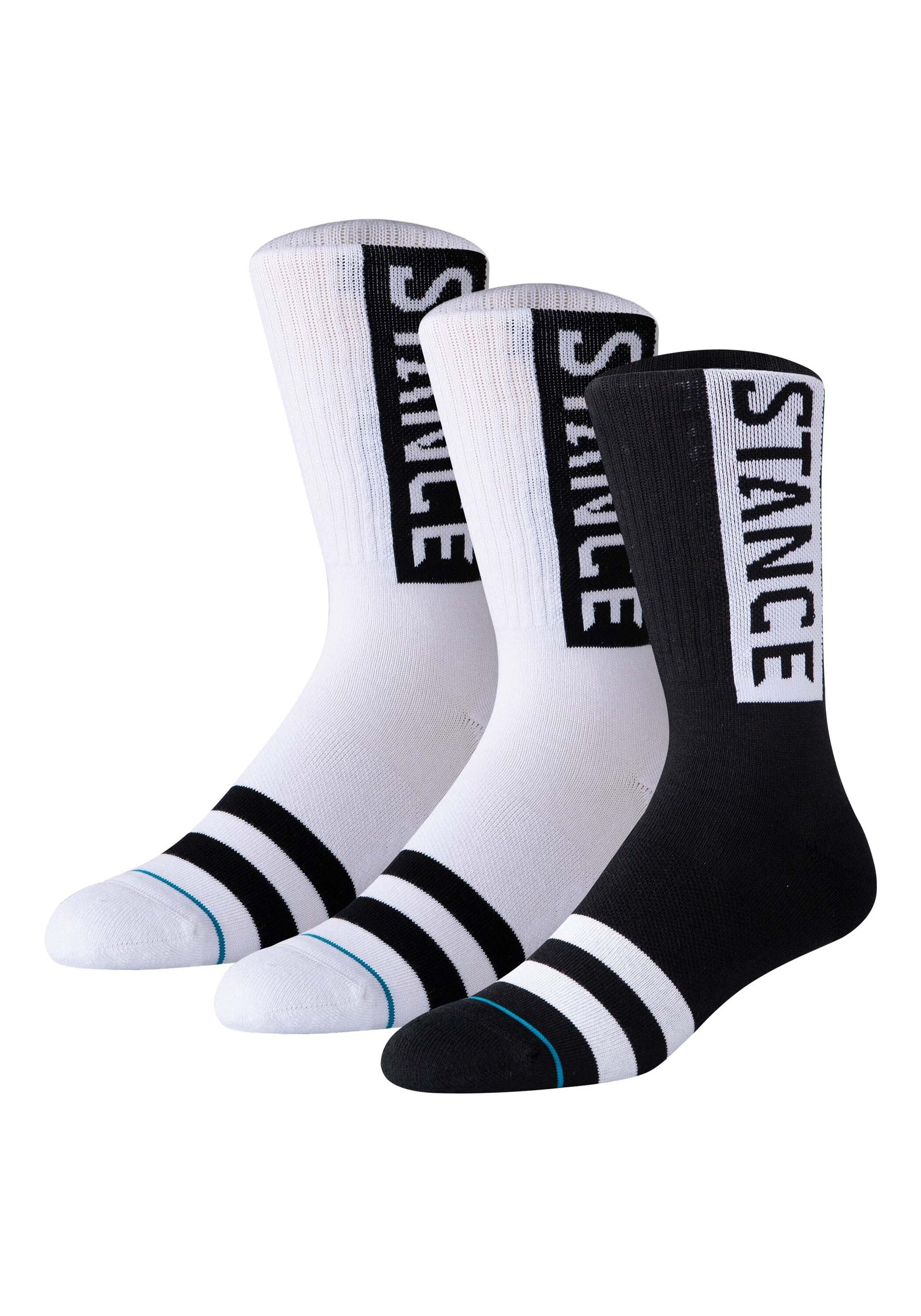 Stance Kurzsocken »Socken OG Crew 3er Pack« 3 Paar tlg.