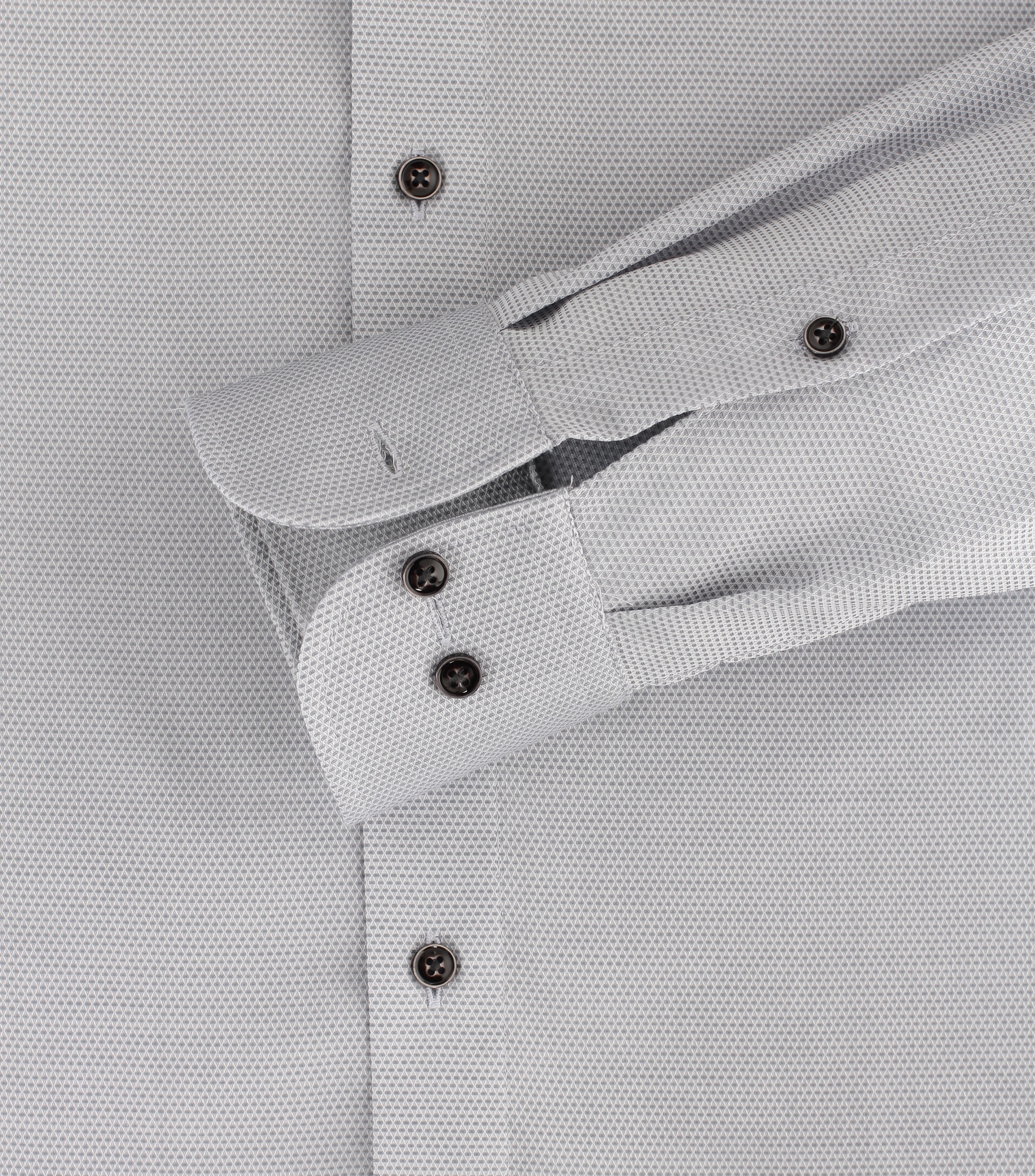 CASAMODA Businesshemd Uni Light Gray 42 3
