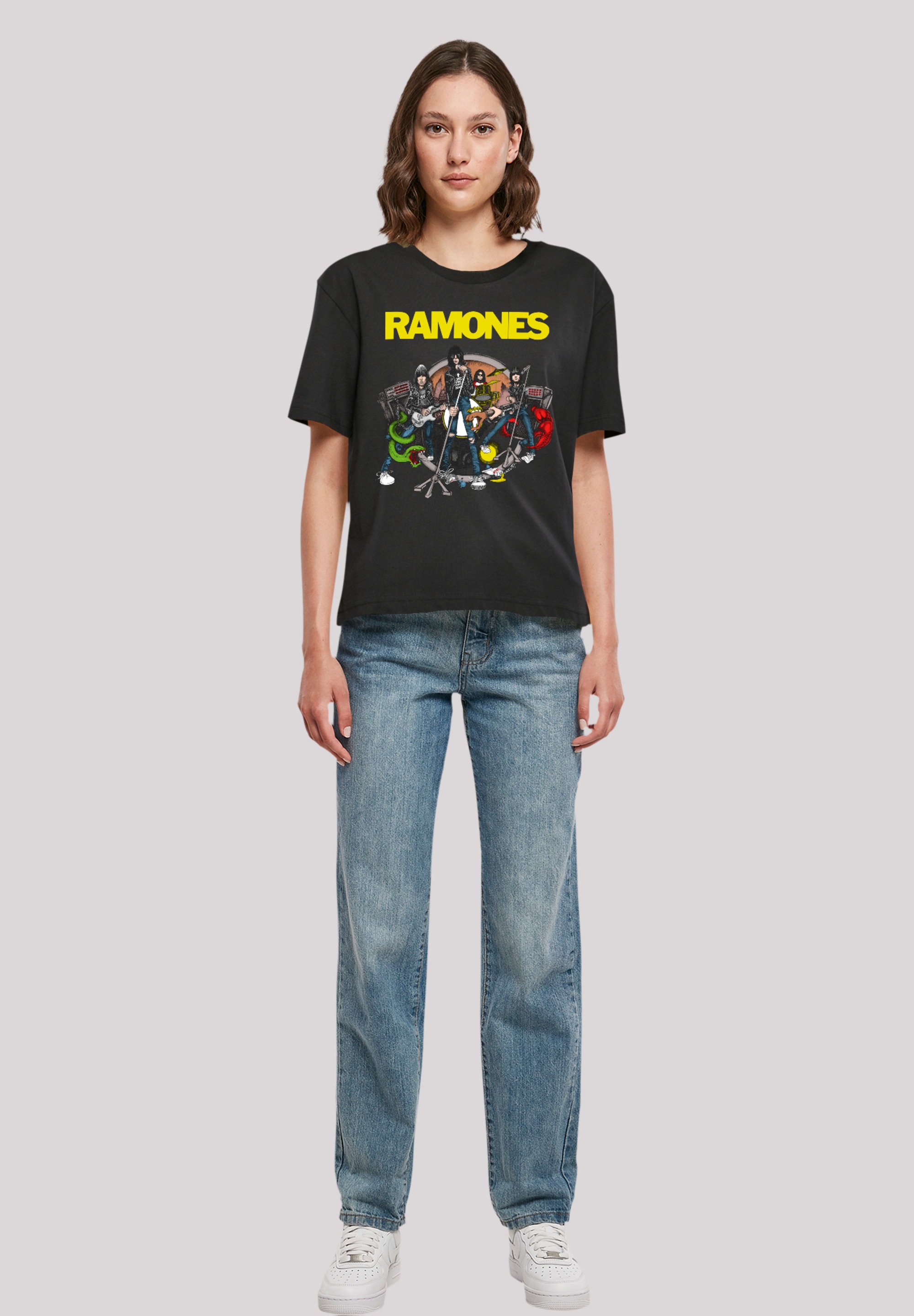 F4NT4STIC T-Shirt »Ramones Rock Musik Band Road To Ruin«, Premium Qualität, Band, Rock-Musik