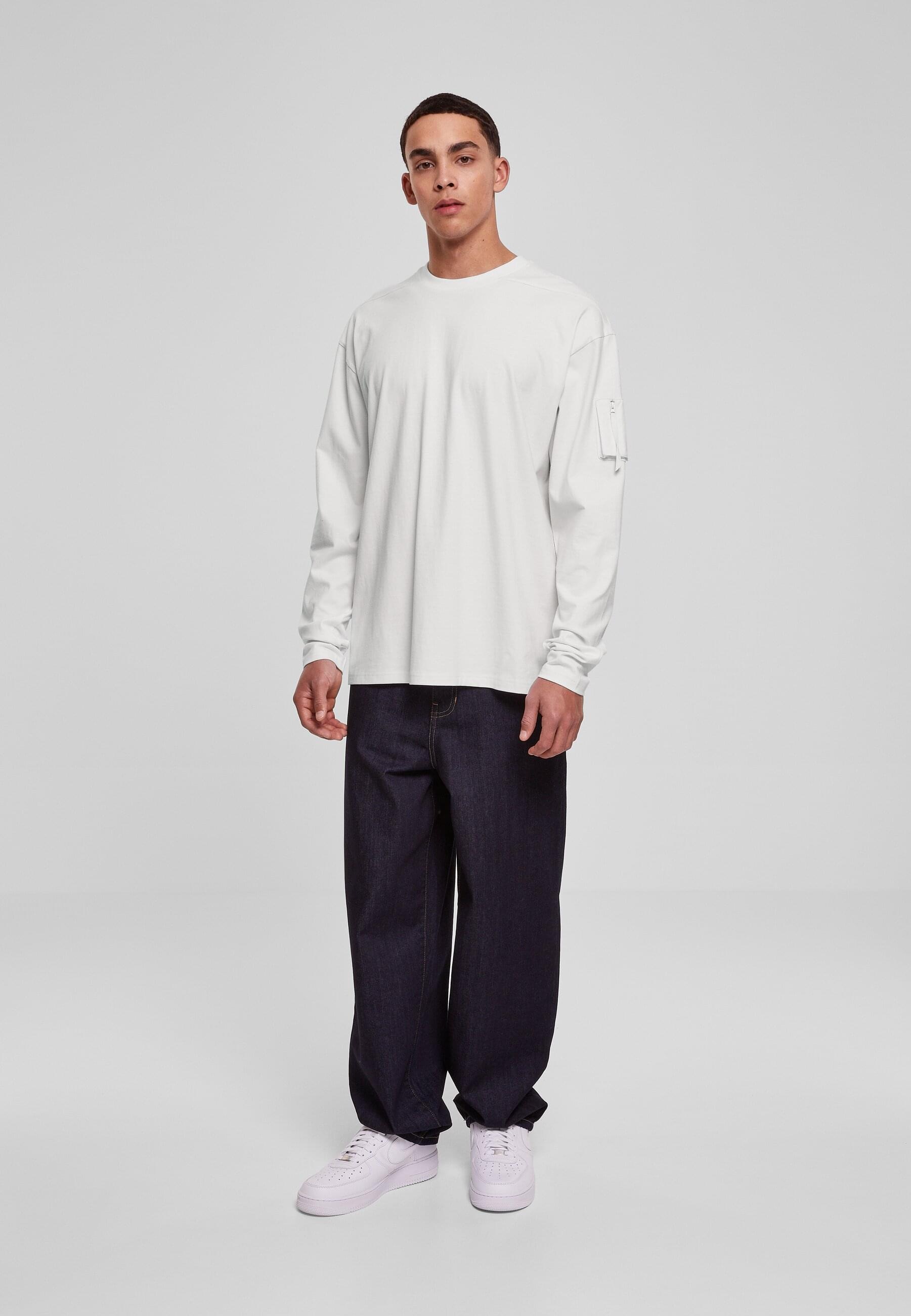 URBAN CLASSICS Longsleeve »Urban Classics Herren Sleeve Pocket Longsleeve«, (1 tlg.)