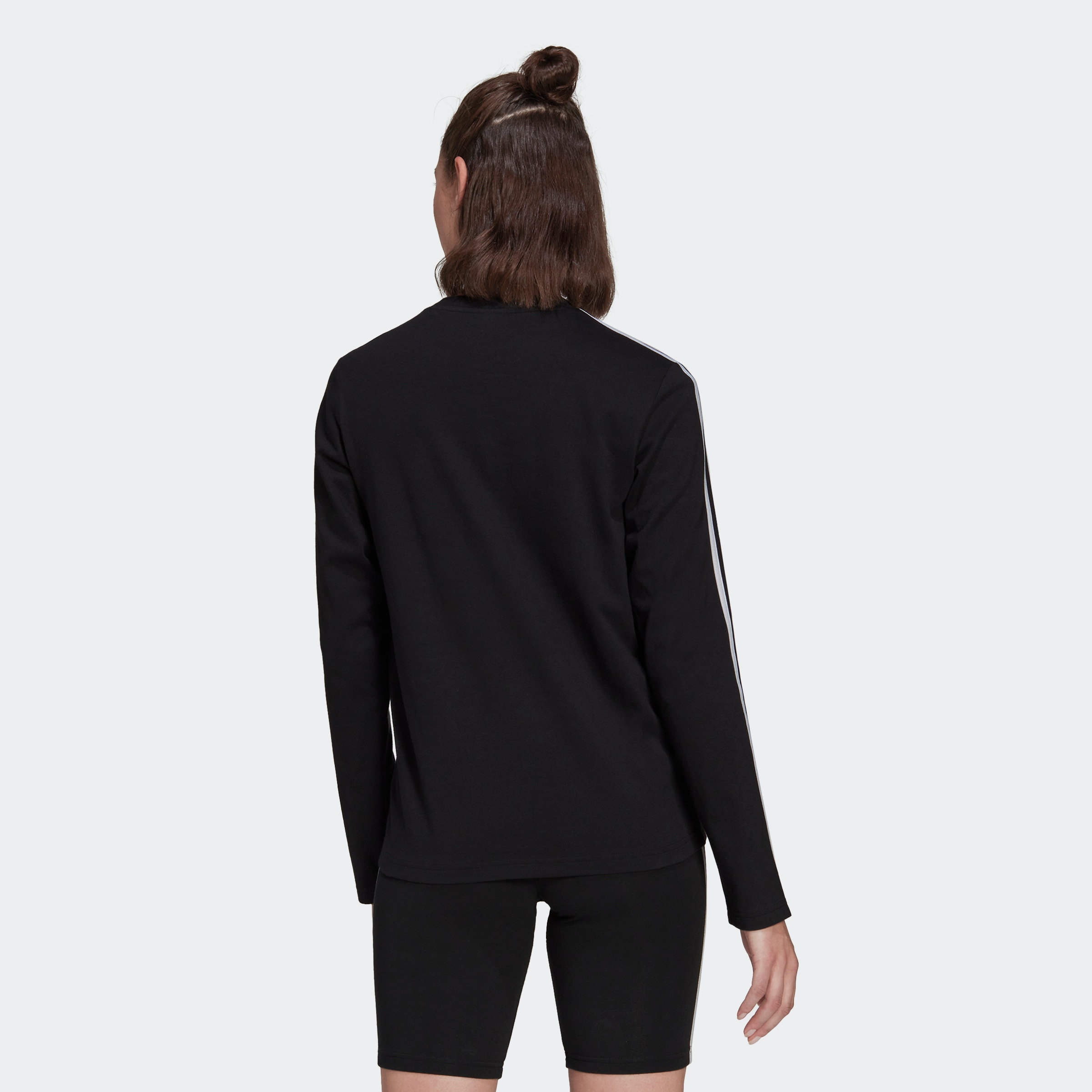 adidas Sportswear Langarmshirt »ESSENTIALS 3STREIFEN LONGSLEEVE«