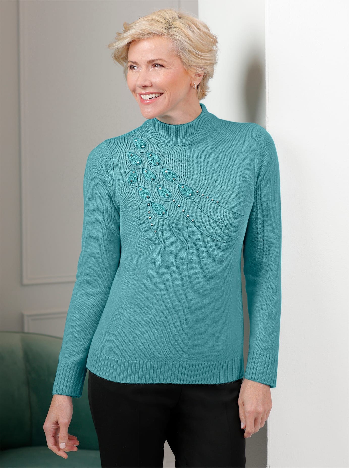 Classic Stehkragenpullover "Stehkragen-Pullover" günstig online kaufen