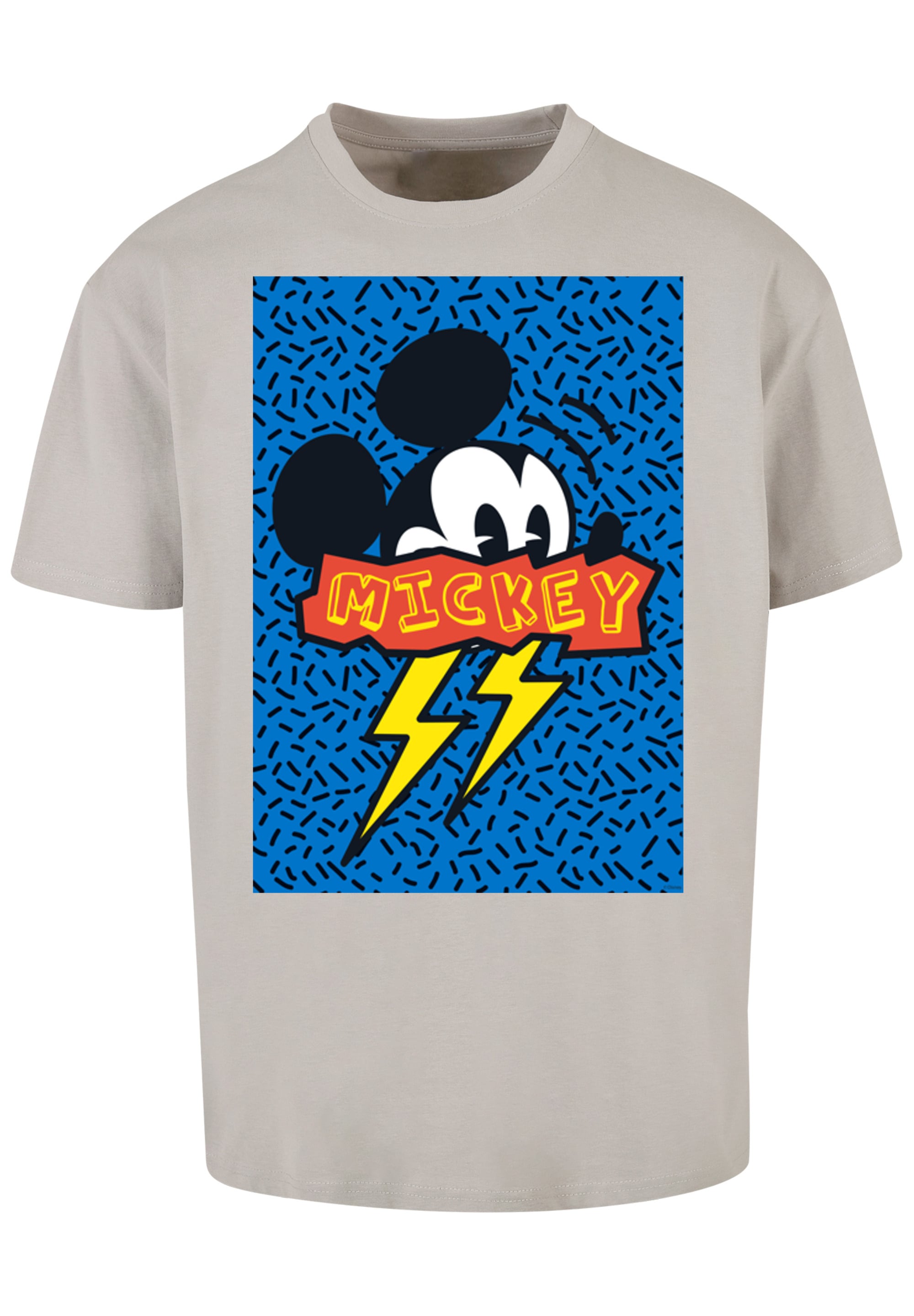 F4NT4STIC T-Shirt »Disney Mickey Mouse 90s Flash«, Print