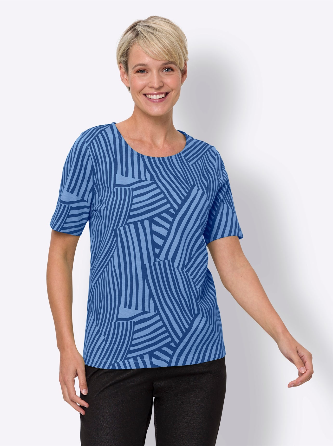 Classic Basics Rundhalsshirt "Kurzarm-Shirt" 1 Stk. tlg. günstig online kaufen