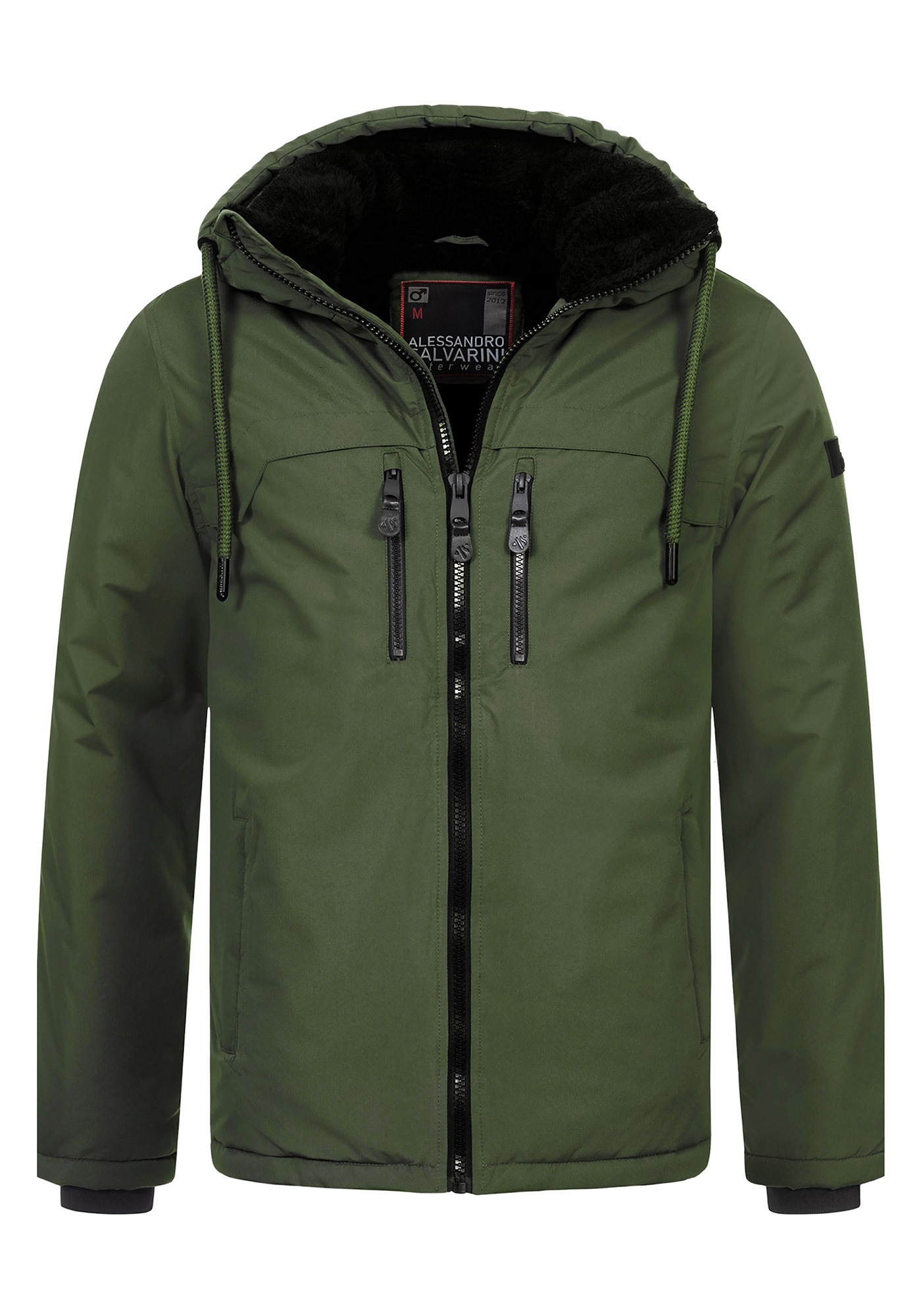 Alessandro Salvarini Winterjacke »ASMori« mit warmem Teddyfell