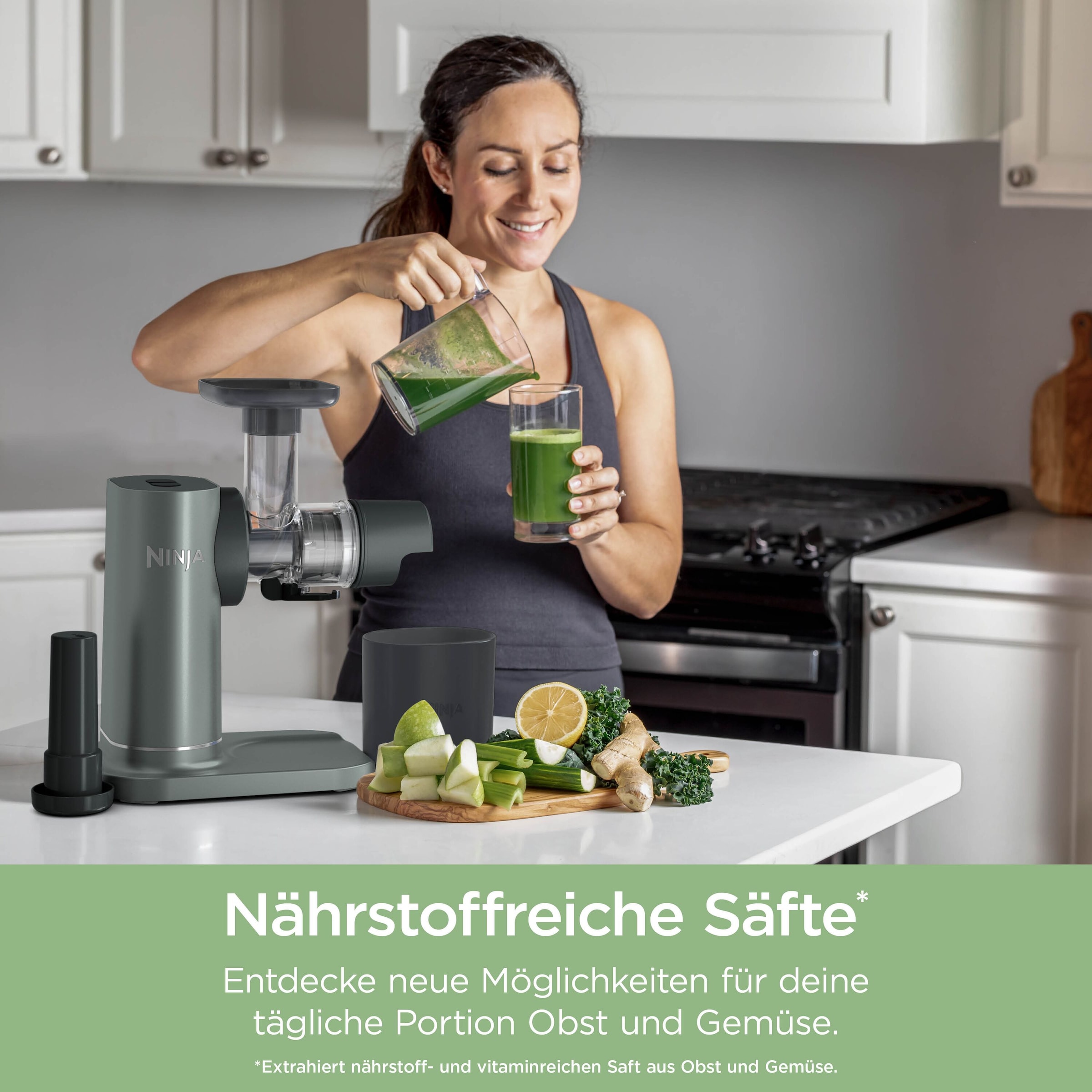 NINJA Entsafter »NeverClog Kaltentsafter« 150 W vielseitigen Ninja 3-in-1 Kaltentsafter