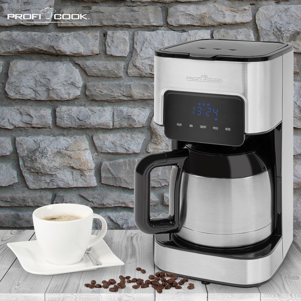 ProfiCook Filterkaffeemaschine »PC-KA 1191«, 1,2 l Kaffeekanne, Papierfilter, 1x4