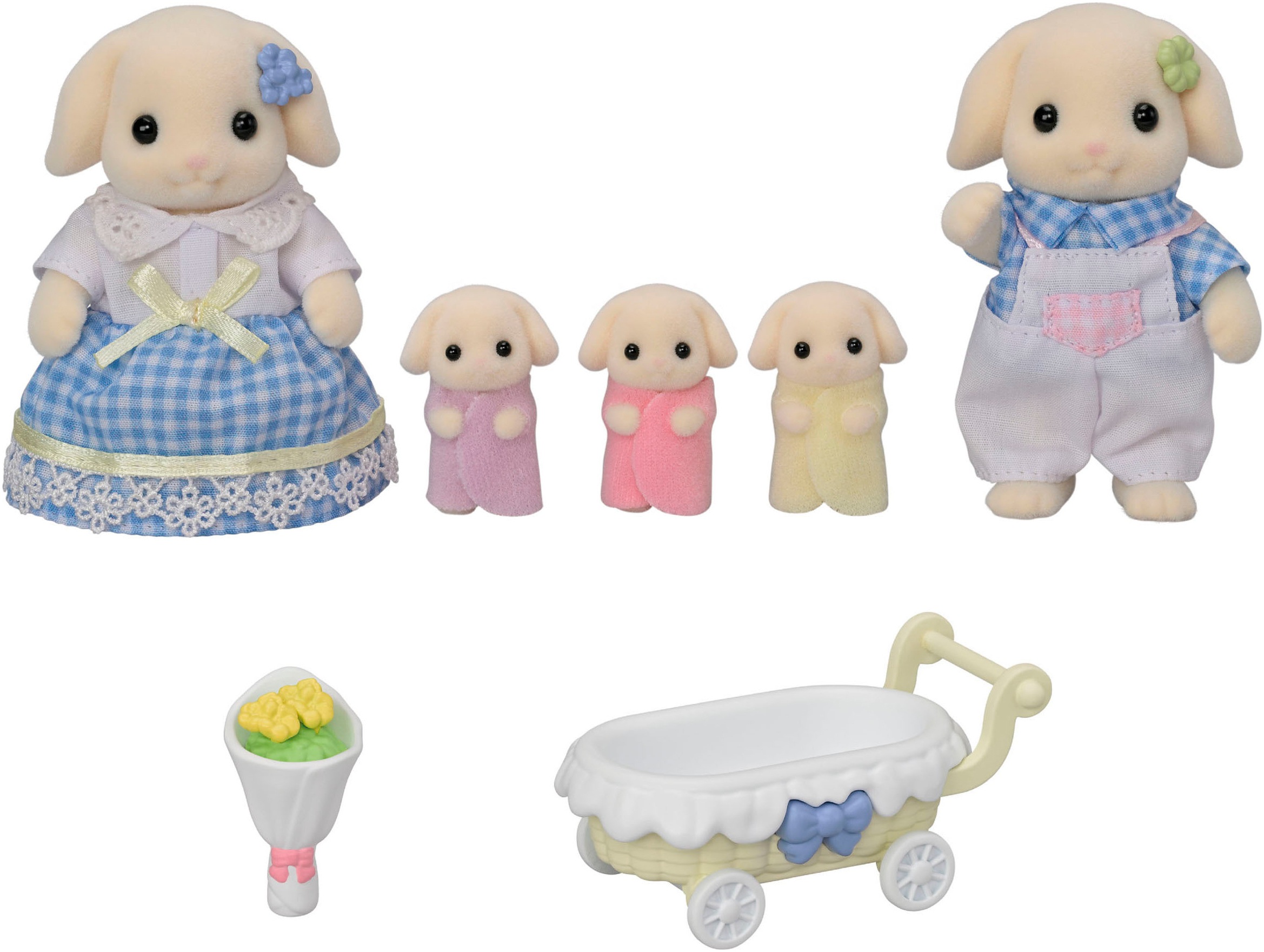 Sylvanian Families Spielfigur »Spielset Kaninchen Familie (5735)«
