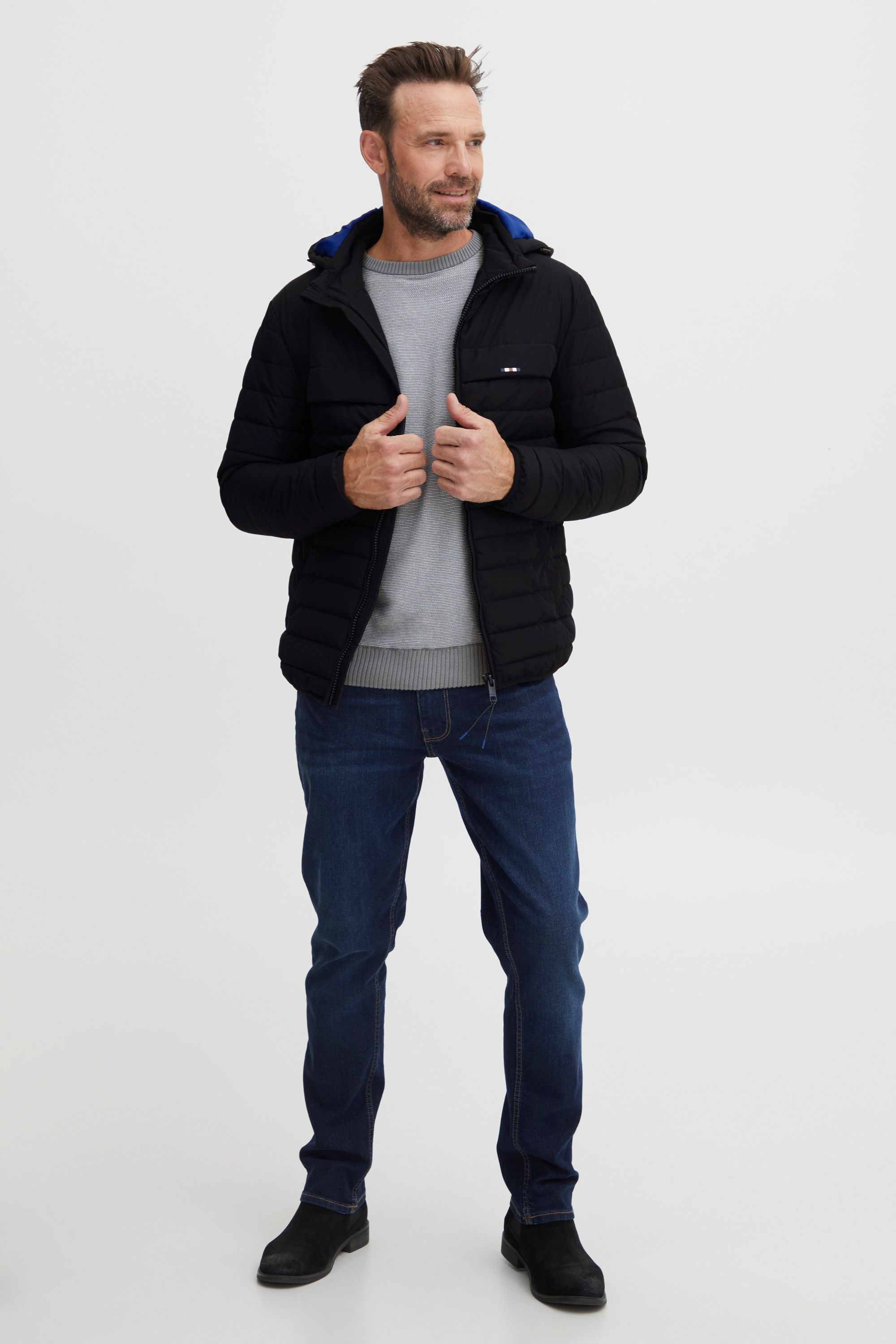 FQ1924 Steppjacke »Steppjacke FQDamian«, mit Kapuze