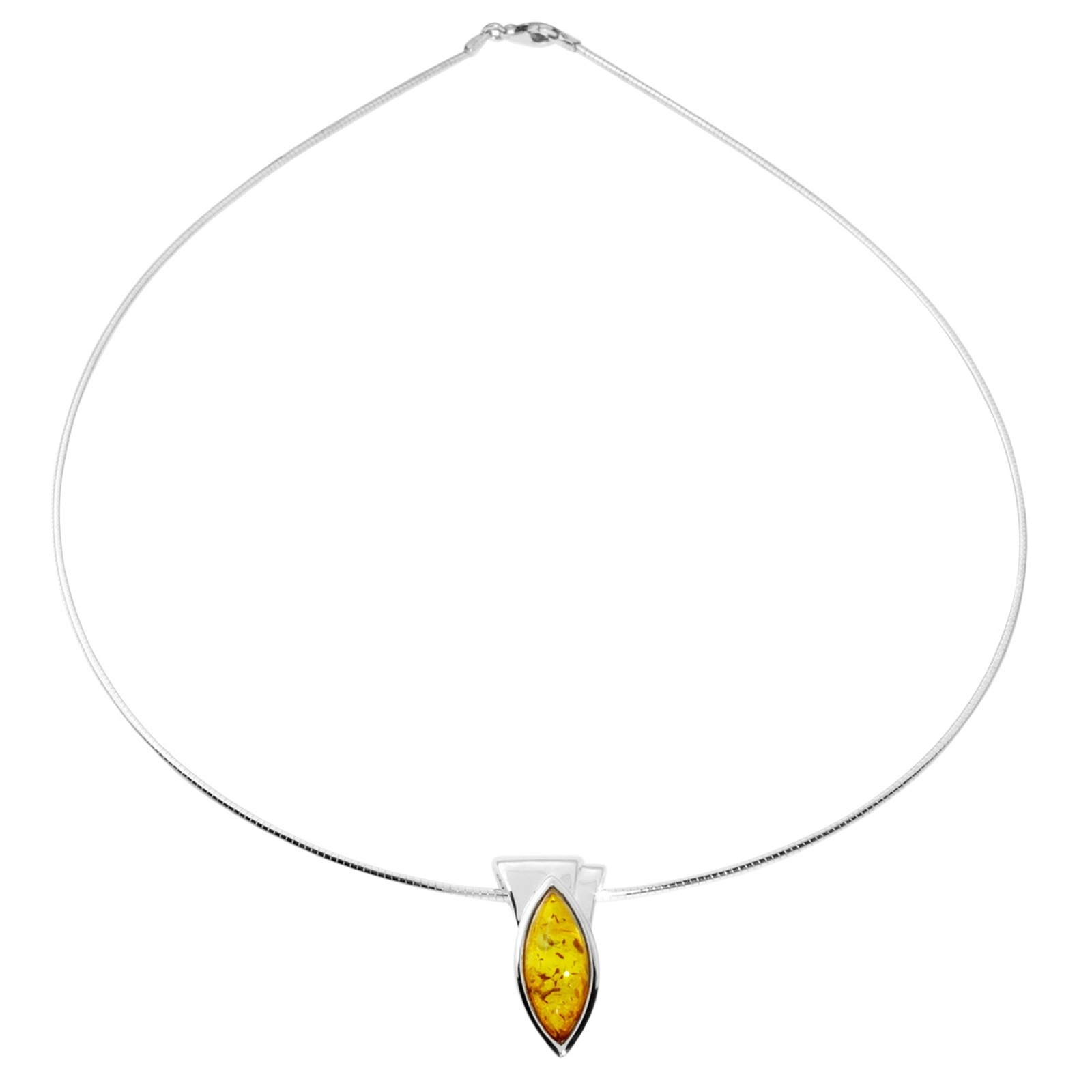 OSTSEE-SCHMUCK Kette mit Anhänger »- Gleiter-Rieke - Silber 925/000 - Bernstein«