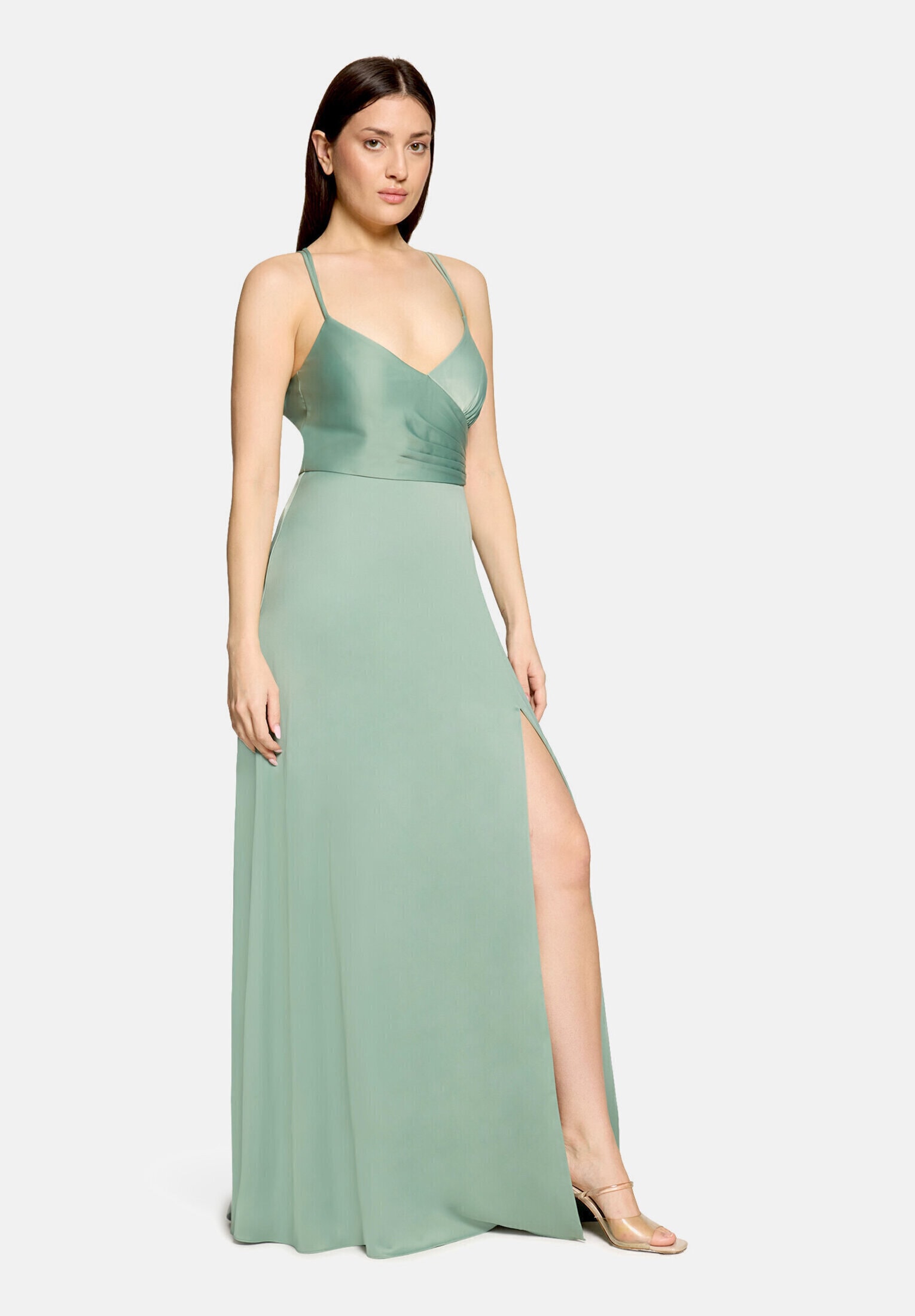 Vera Mont Abendkleid "Damen mit V-Ausschnitt" Ohne Tasche