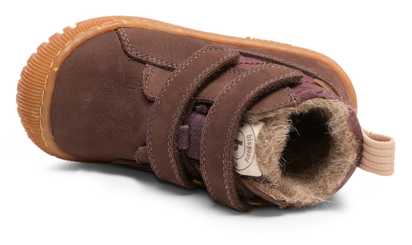 Bisgaard Winterboots »helton tex«, Barfußschuh, Klettstiefel, Winterschuh mit hochwertiger Lammwolle