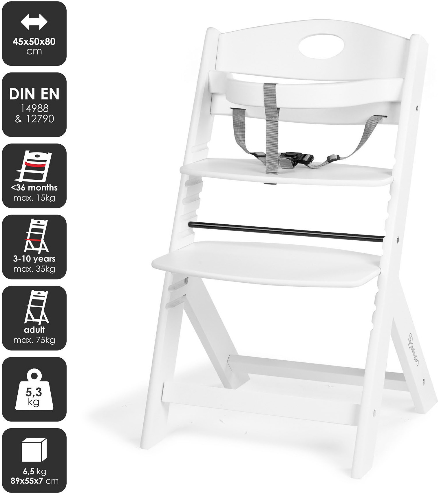 BabyGo Hochstuhl »Family, white« ()