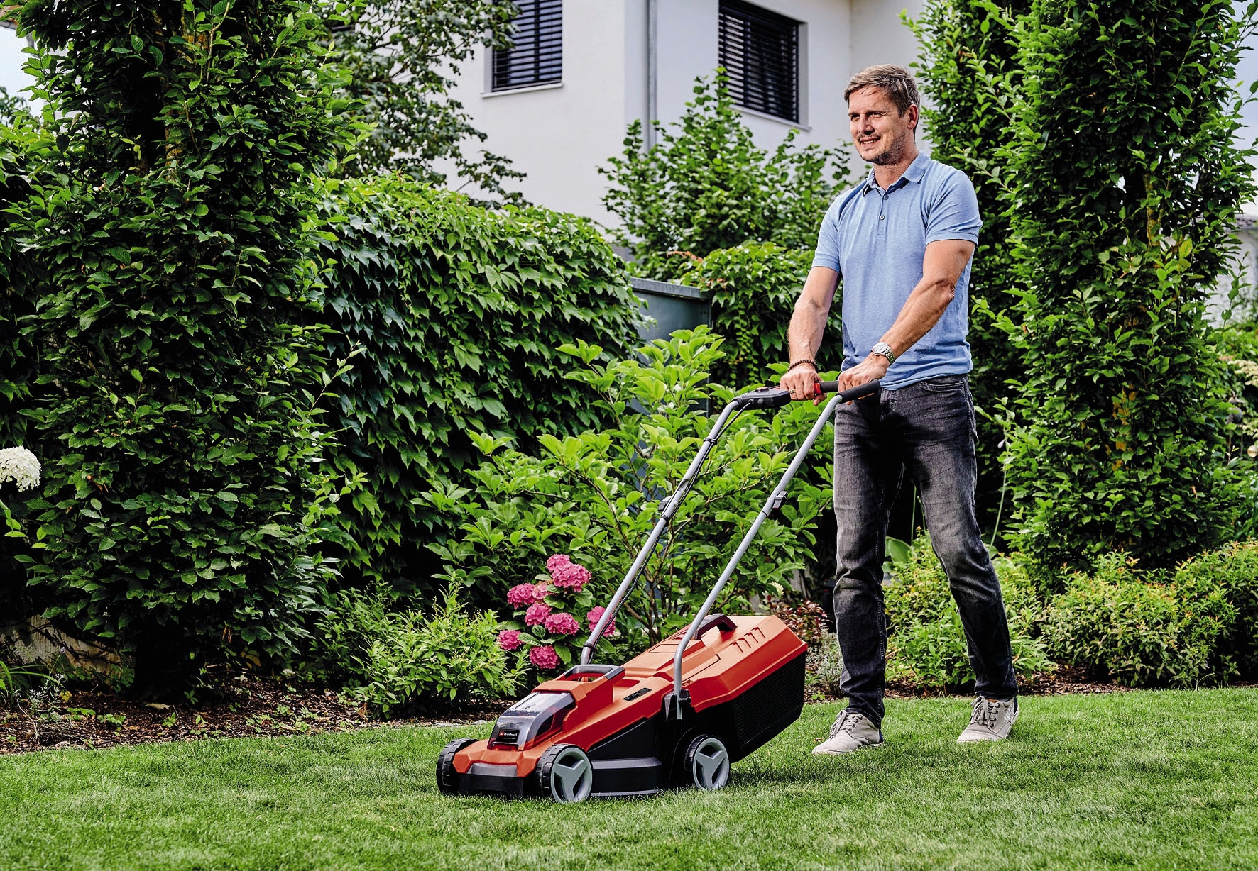 Einhell Akkurasenmäher »Einhell Power X-Change GE-CM 18/250 Li«, mit Akku 18V/4,0Ah und Ladegerät