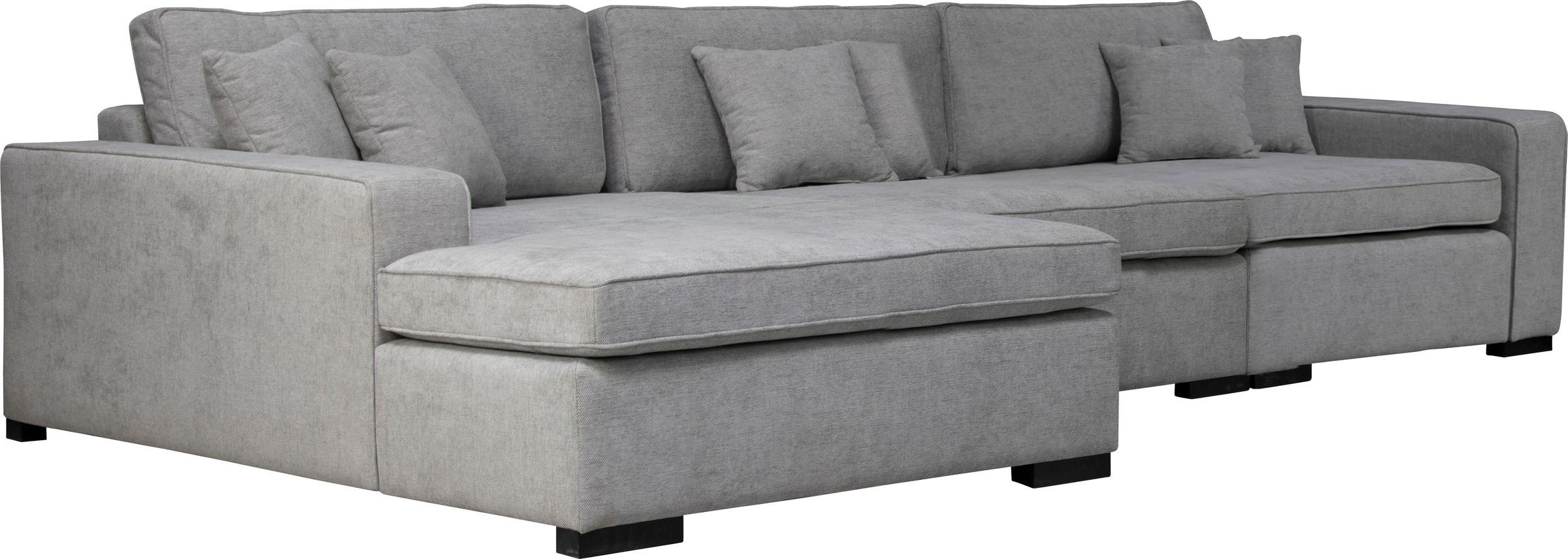 Guido Maria Kretschmer Home&Living Ottomane »Skara L-Form«, Lounge-Sofa mit Federkernpolsterung, in vielen Bezugsvarianten