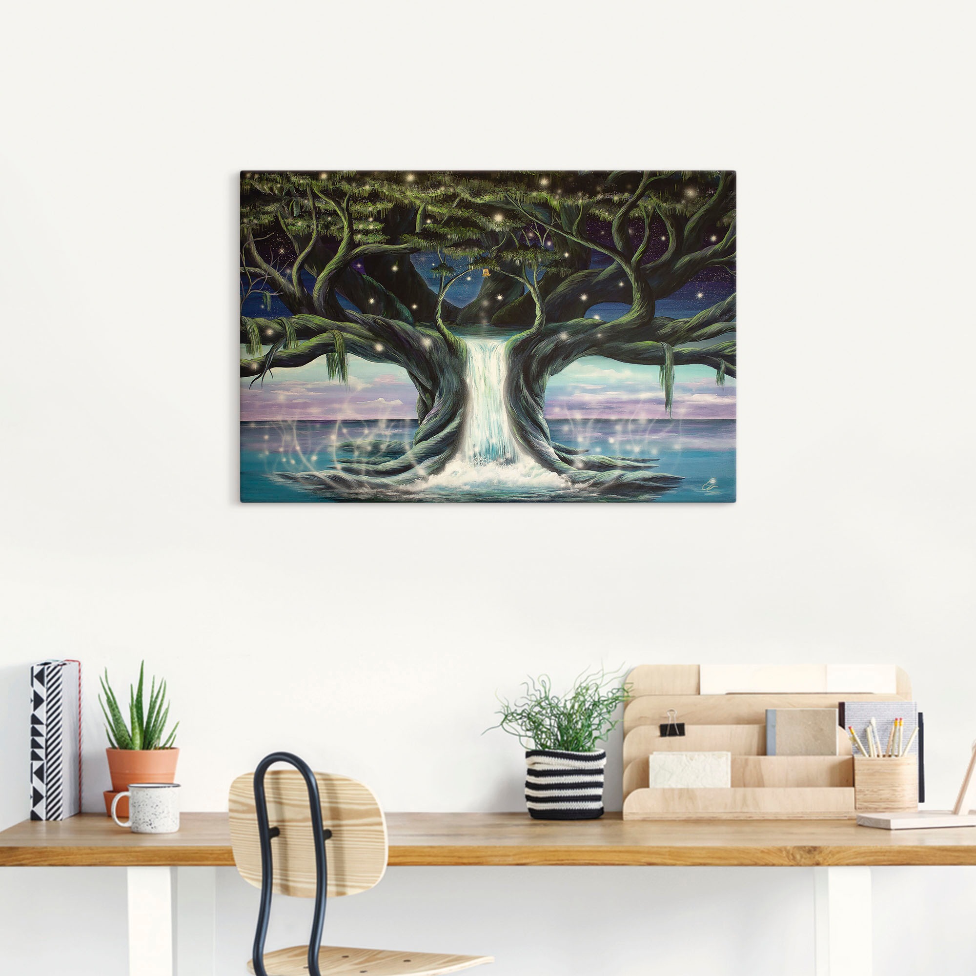 Artland Wandbild "Der Baum der Seelen" Landschaften 1 Stk. tlg. als Leinwan günstig online kaufen