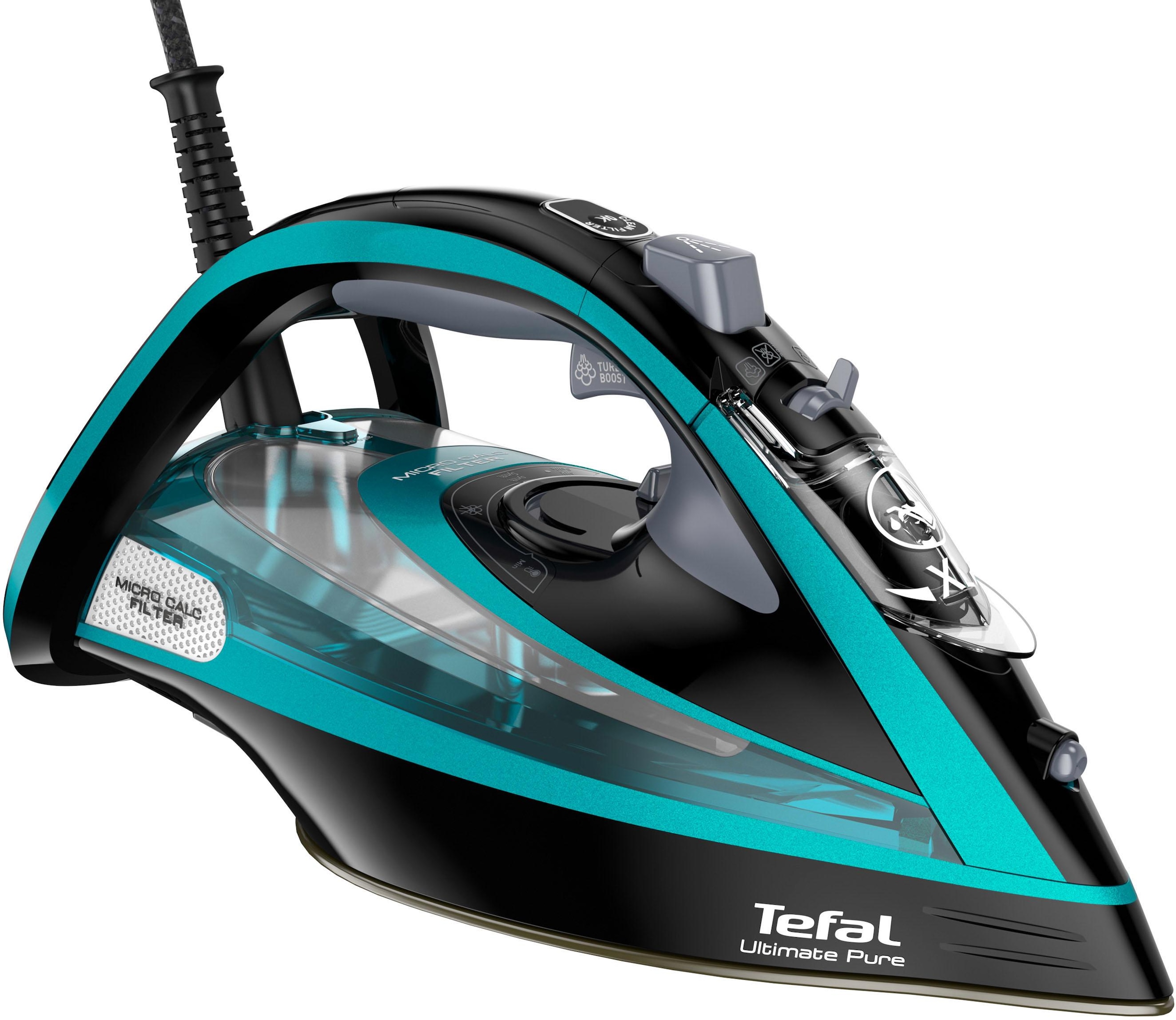 Tefal Dampfbügeleisen »FV9844 Ultimate Pure«, 3200 W, Durilium Airglide Autoclean-Bügelsohle, automatische Abschaltung