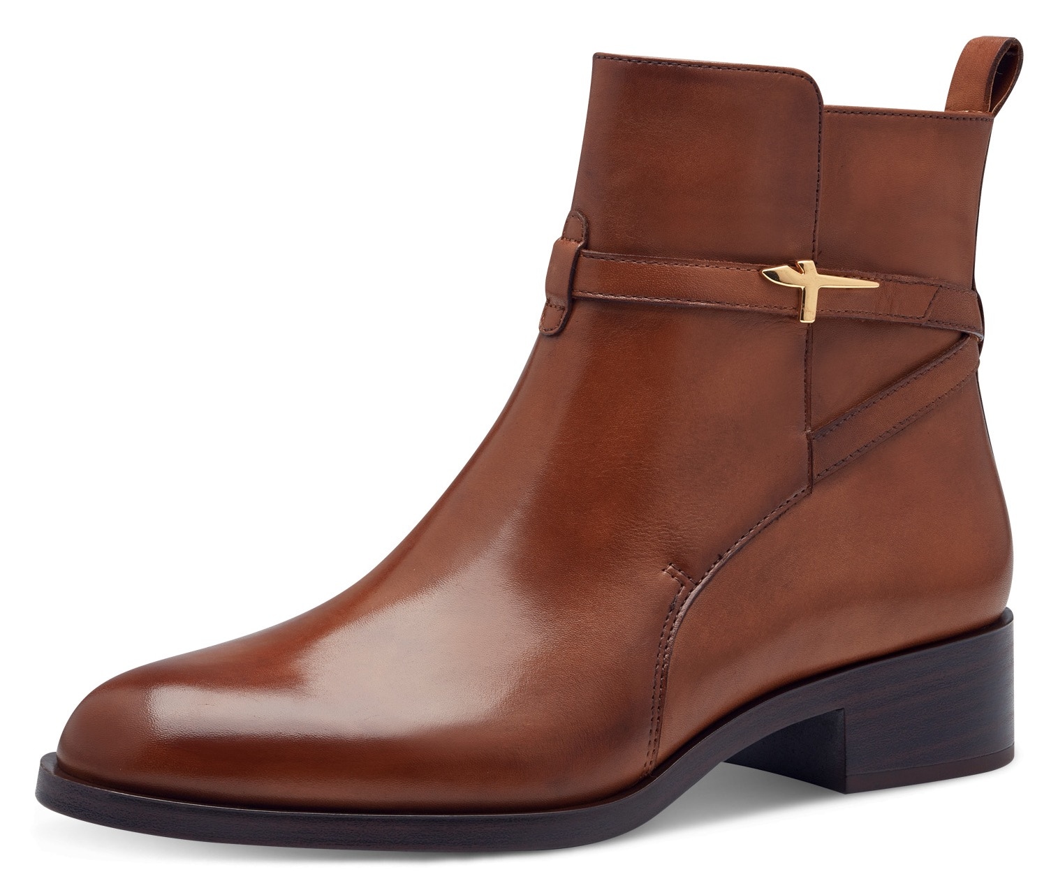 Tamaris Stiefelette Businessschuh, Ankleboots mit T-Logoverzierung