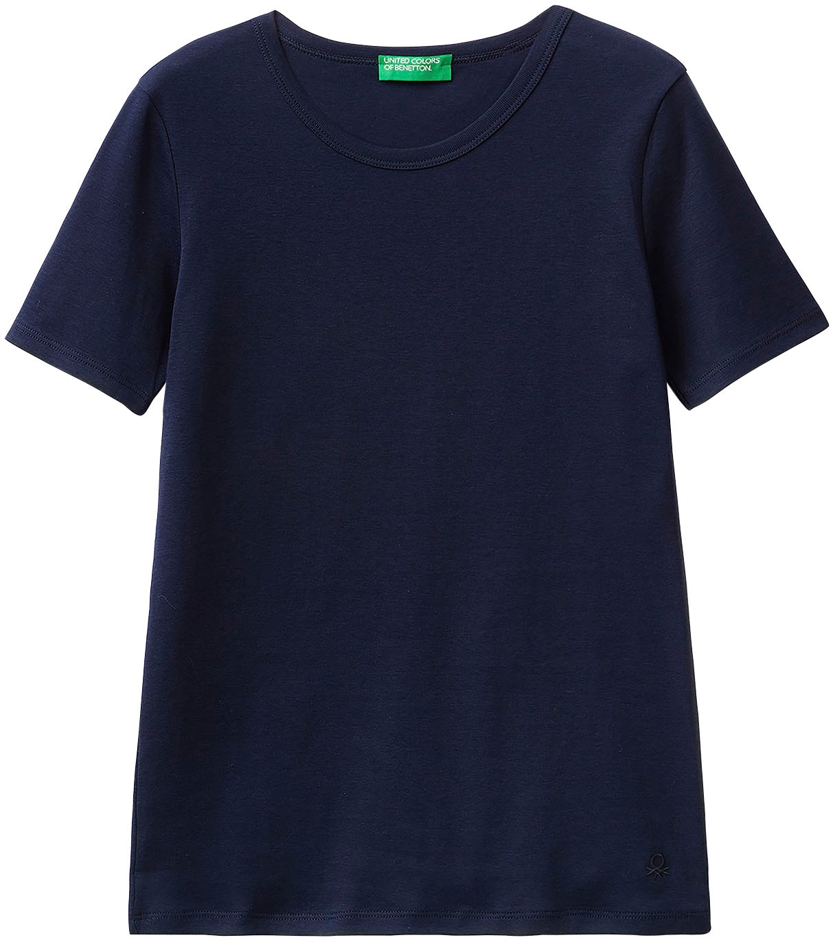 Benetton T-Shirt, in kaufen | feiner of Rippenqualität United BAUR Colors