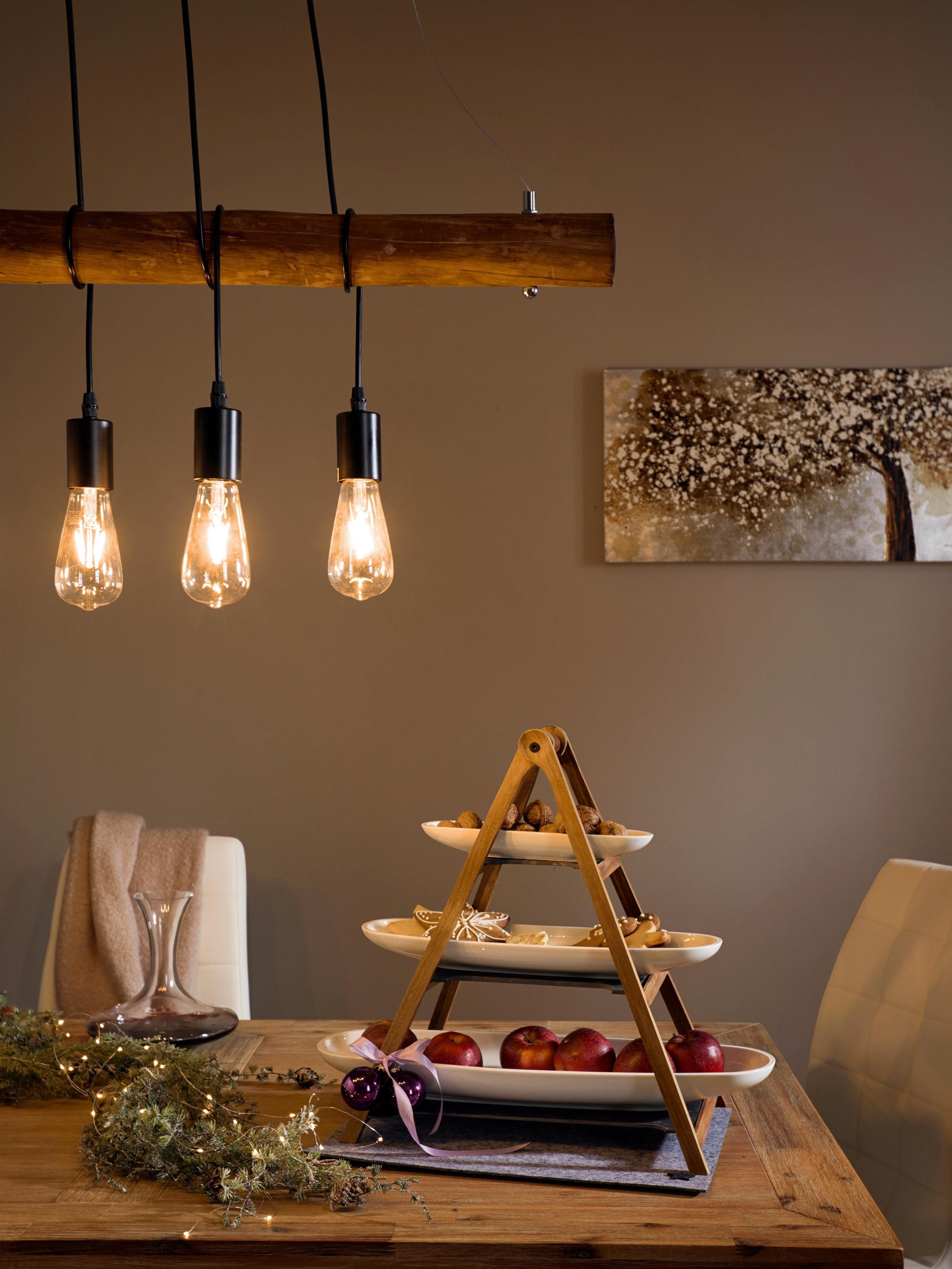 OTTO home Ölbild "Albero, in 2 Größen: 80 oder 120cm breit, warme, natürliche Farben" handbemaltes Leinwandbild auf Rahmen gespannt