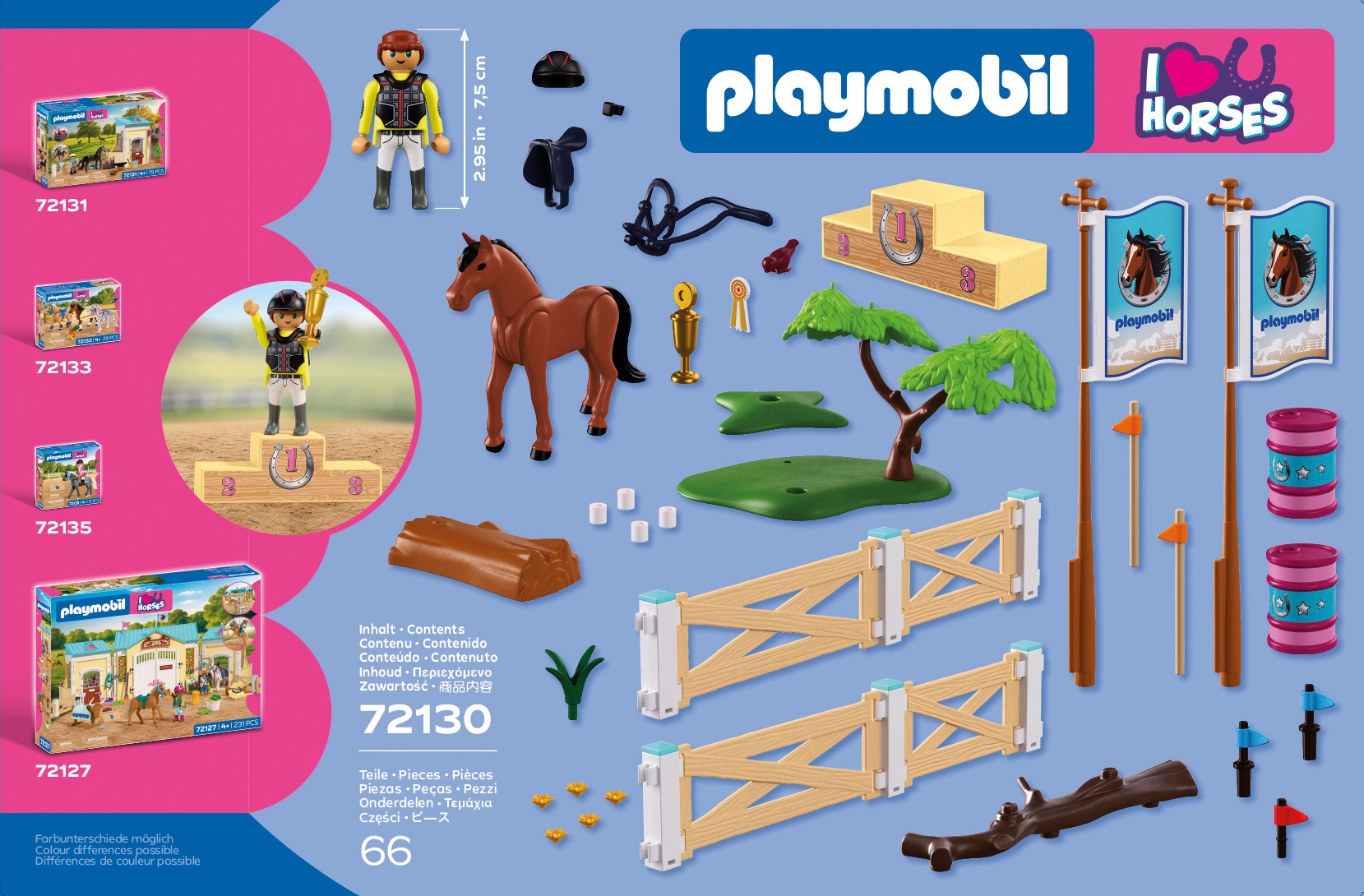 Playmobil® Konstruktions-Spielset »Turnierreitplatz (72130), I Love Horses« Made in Europe