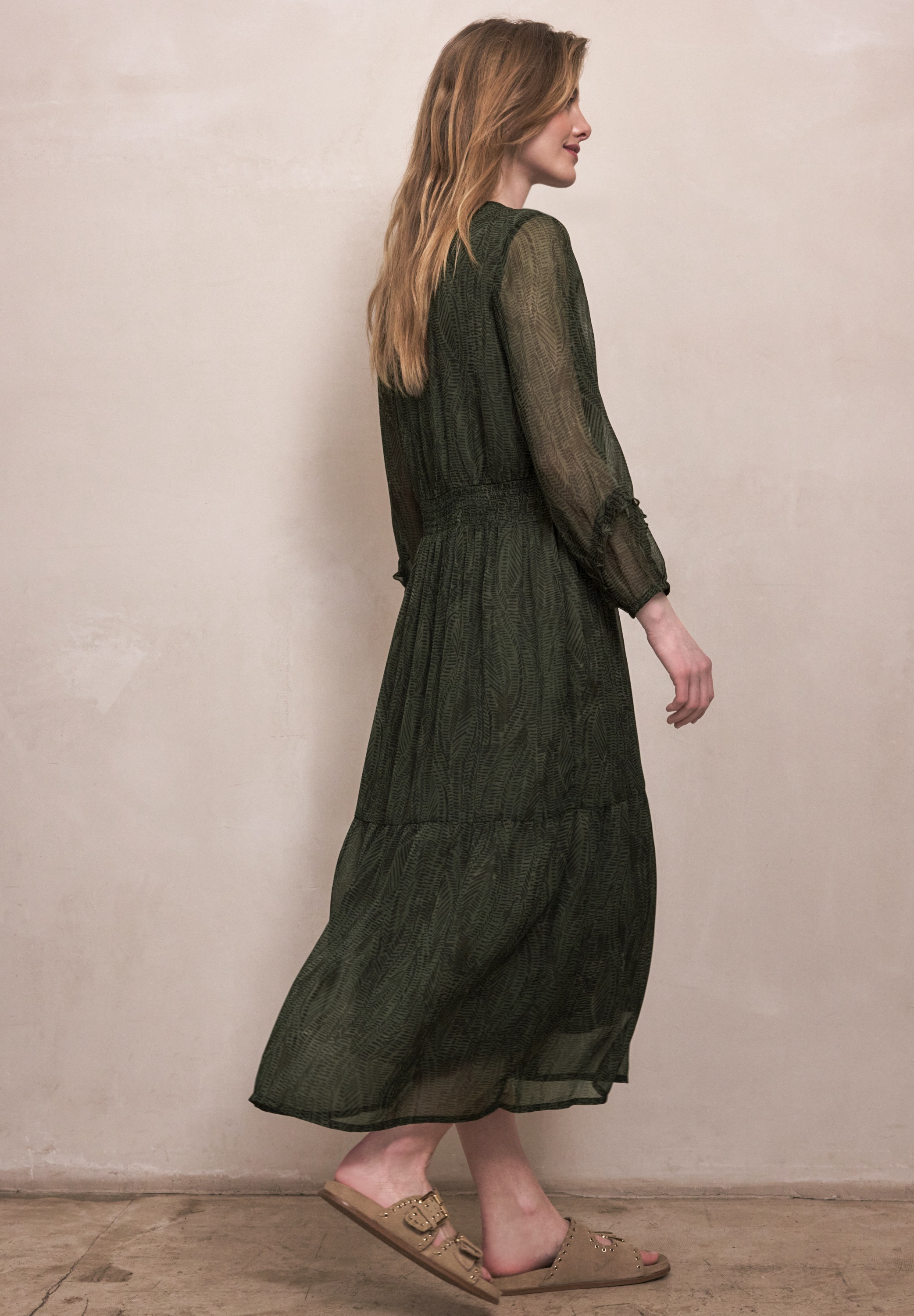 STREET ONE STUDIO Midikleid Ohne Taschen mit allover Print günstig online kaufen