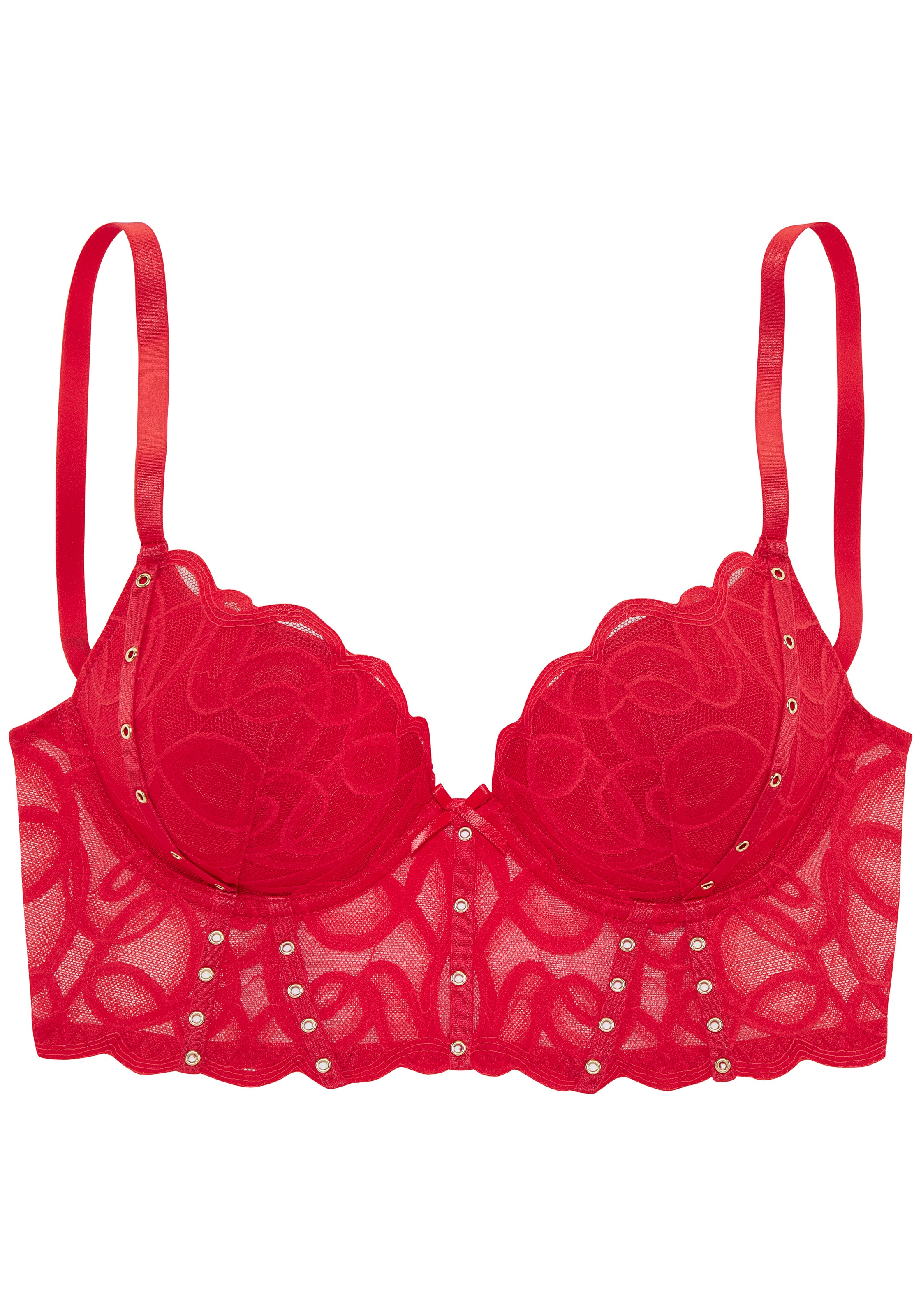 petite fleur gold by Lascana Push-up-BH », BH mit Bügel, Longline BH, als Dessous-Set kombinierbar, Luna« sexy Dessous, sexy Unterwäsche Damen