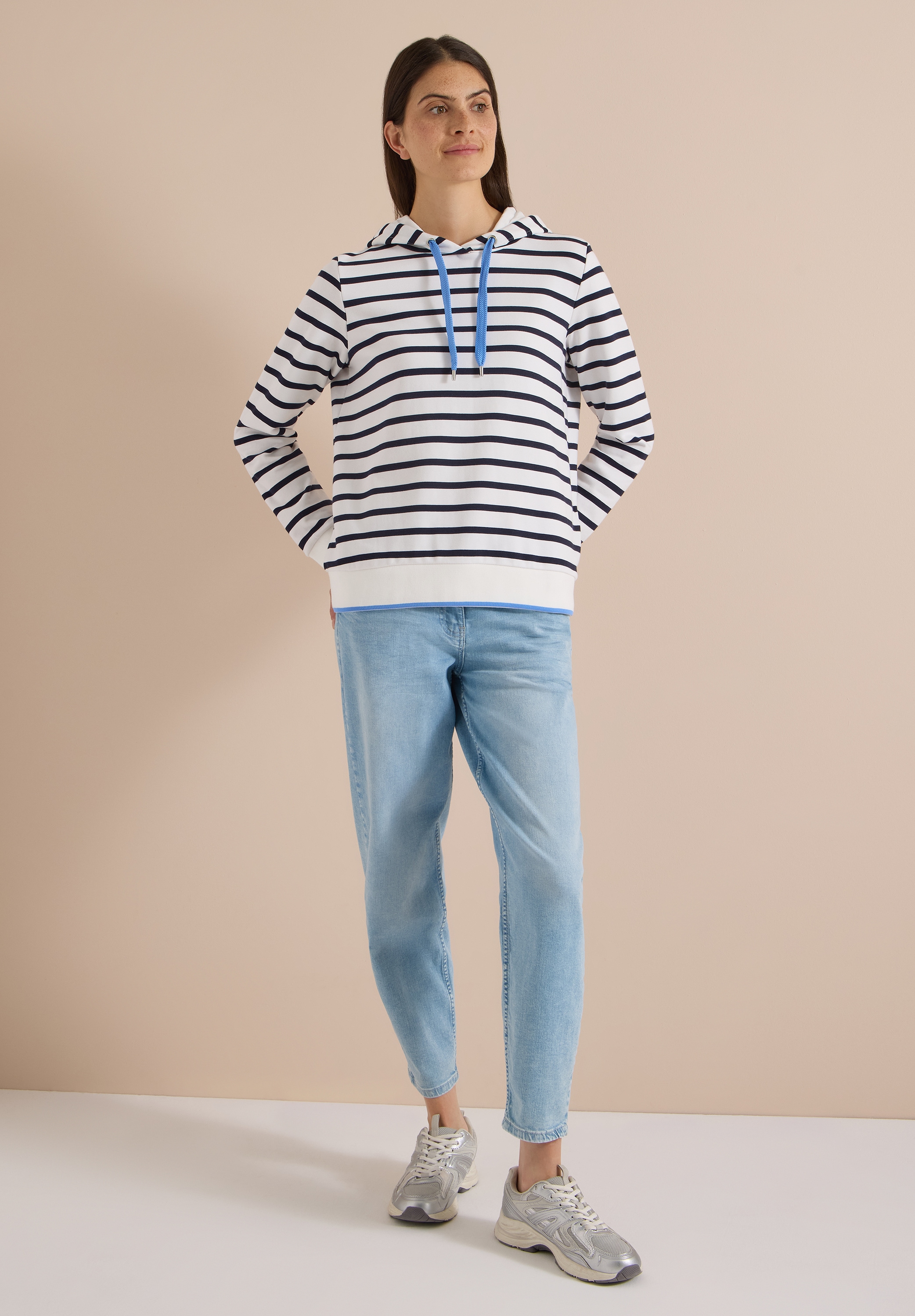 Cecil Sweatshirt , mit Streifenmuster
