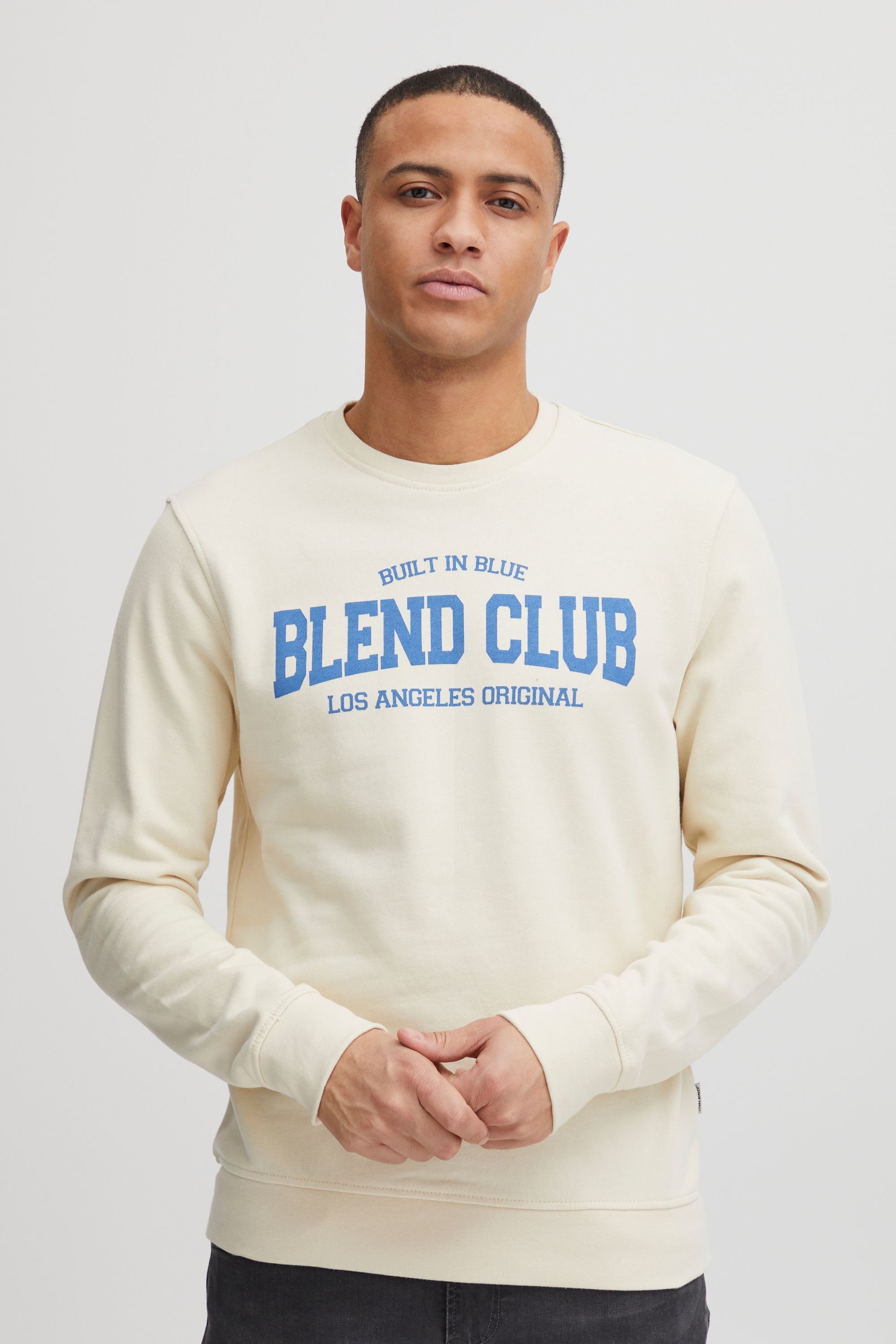 Blend Longpullover "BHSweatshirt", Klassisches Sweatshirt mit Rundhalsaussc günstig online kaufen