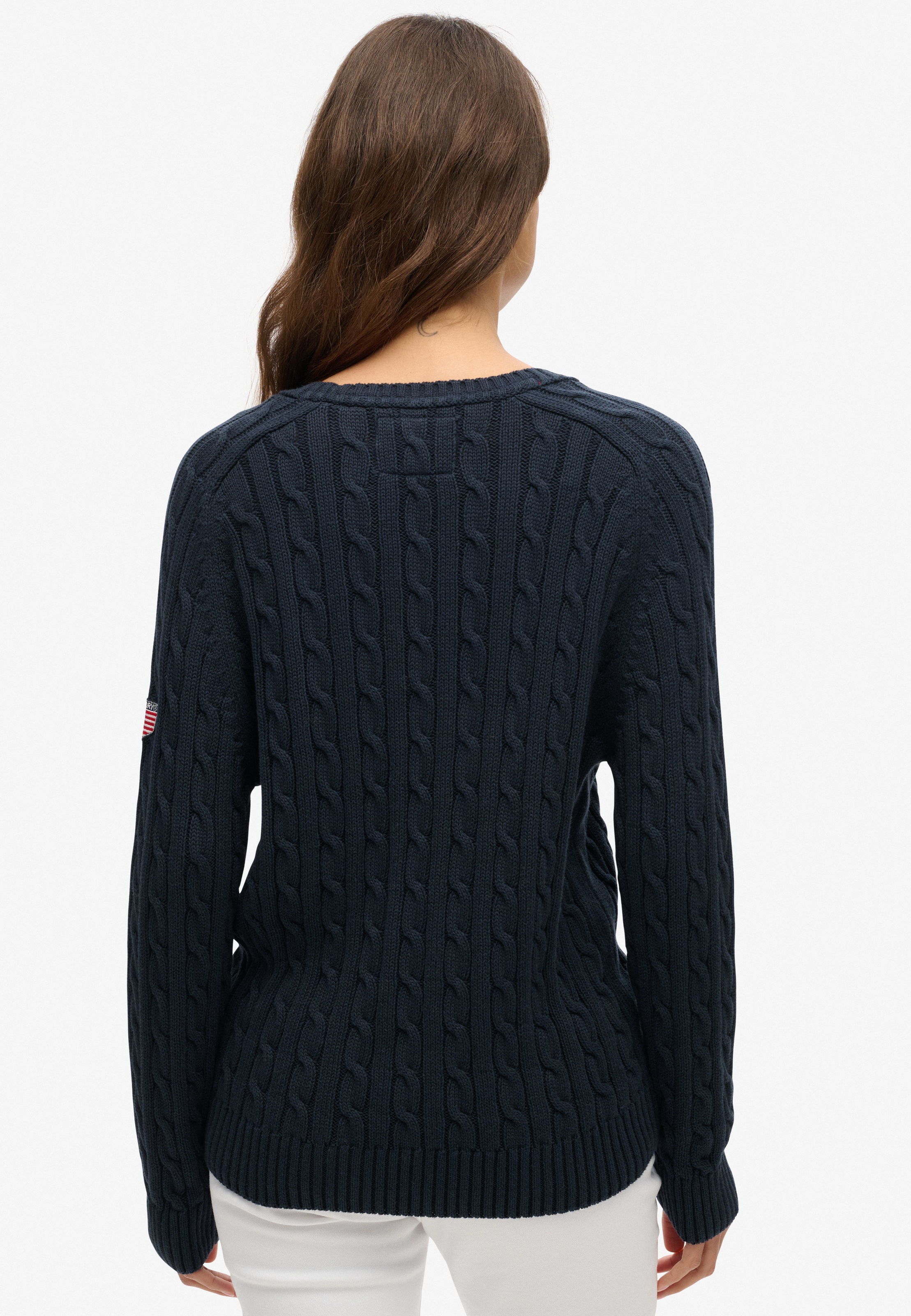 Superdry Strickpullover "SLOUCHY CABLE KNIT" günstig online kaufen