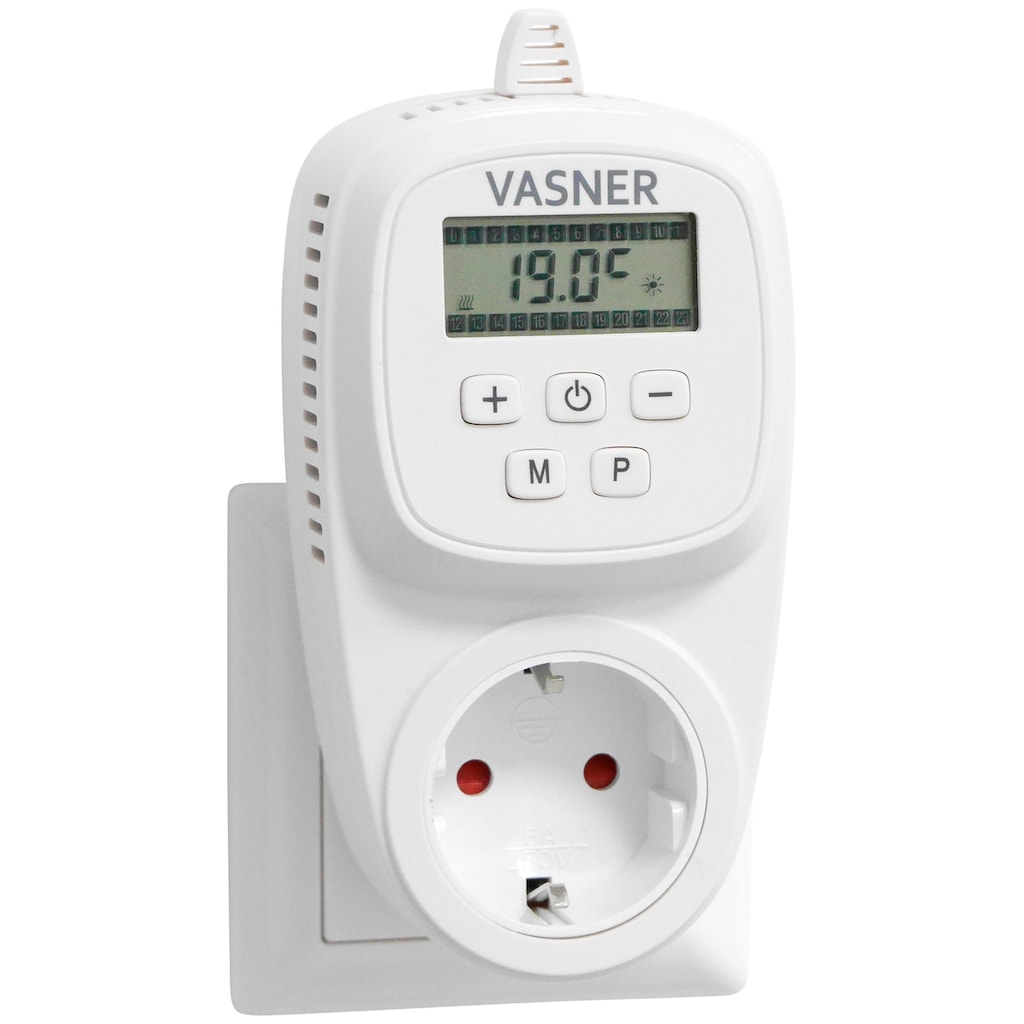 Vasner Raumthermostat »VUT35«, für Infrarotheizung, Steckdosenthermostat, programmierbar