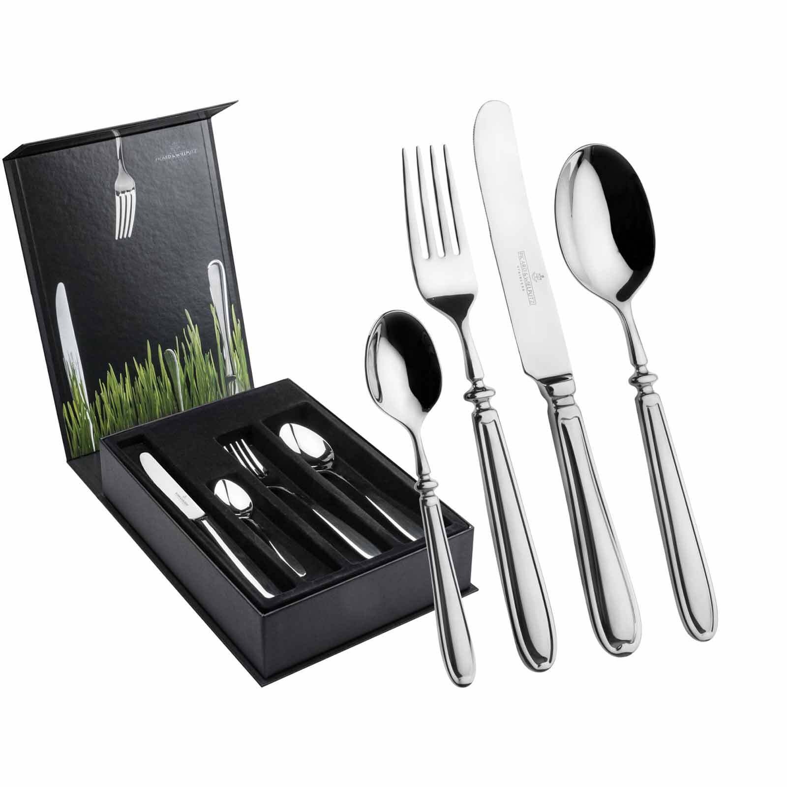 Besteck-Set "Tafelbesteck inkl. Besteckbox Landhaus 24er Set silber", 24 tlg., silber, PICARD & WIELPÜTZ SOLINGEN, Essbesteck-Sets,
