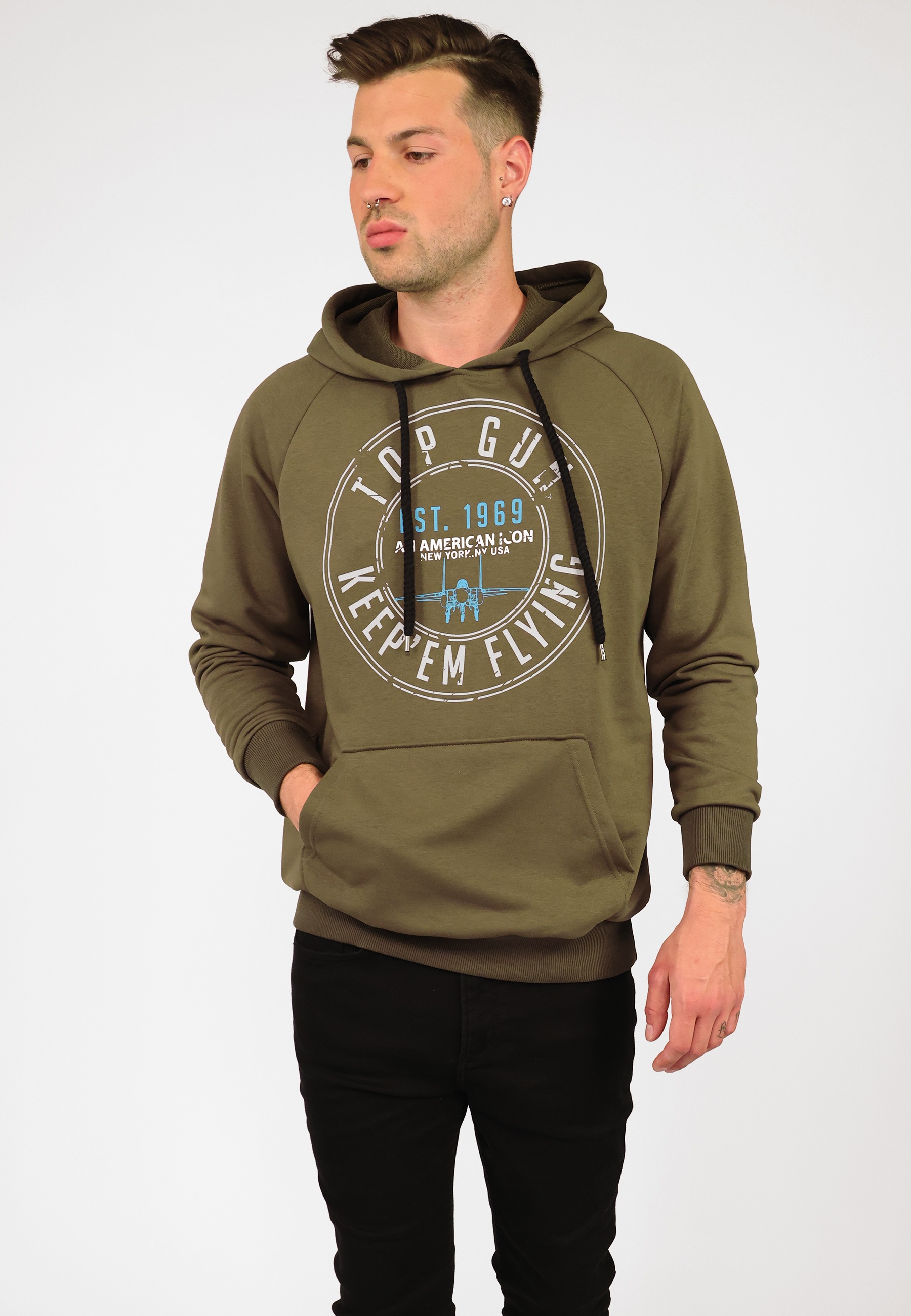 TOP GUN Kapuzenpullover »TG20212107«