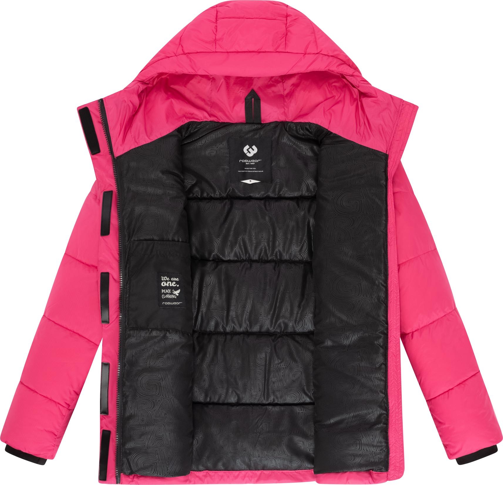 Ragwear Anorak »Wikesh«, mit Kapuze, stylische Winter Steppjacke mit Colourblocking