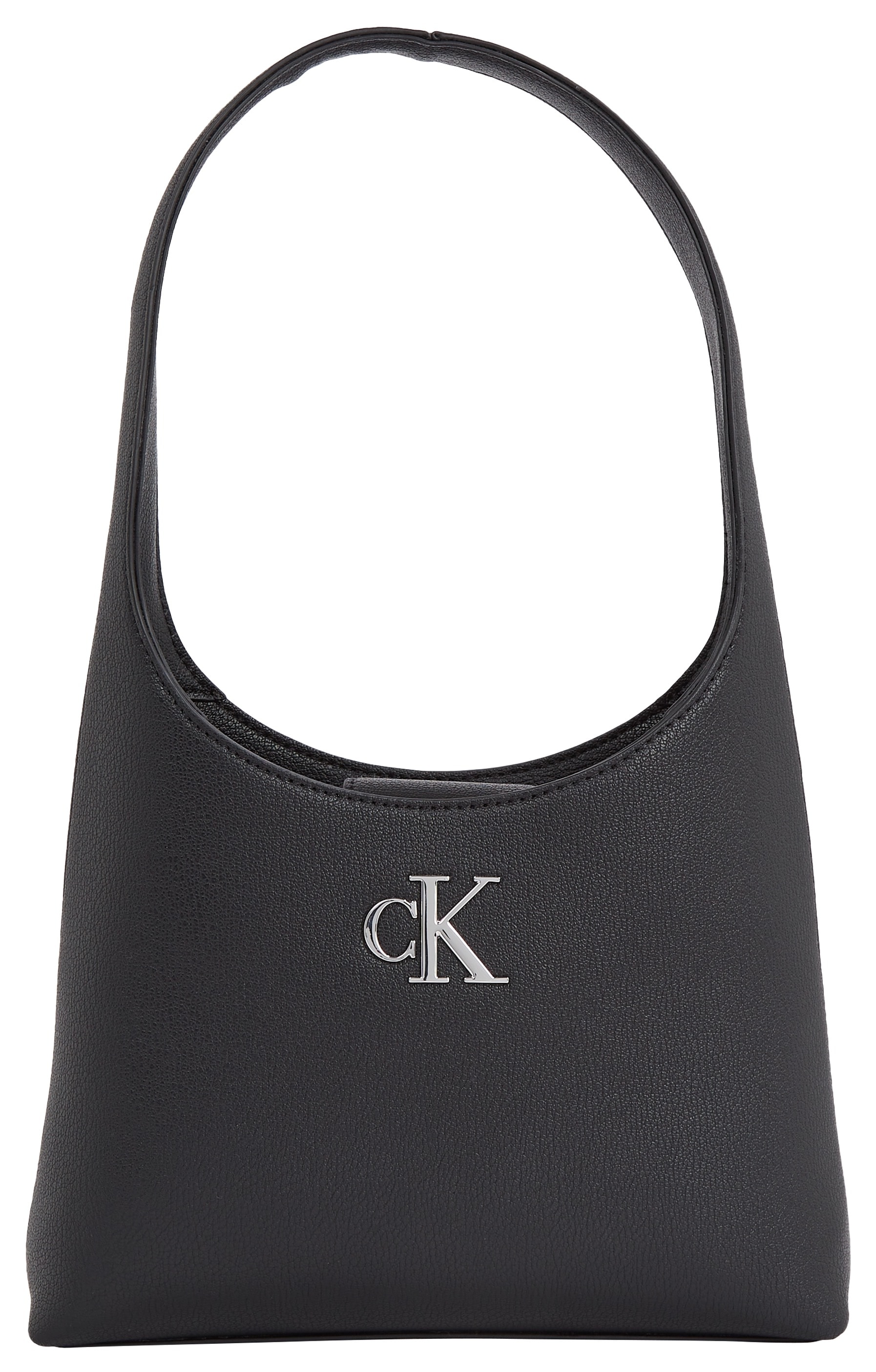 Calvin Klein Jeans Schultertasche »MINIMAL MONOGRAM SHOULDER BAG«, mit Markenemblem vorne