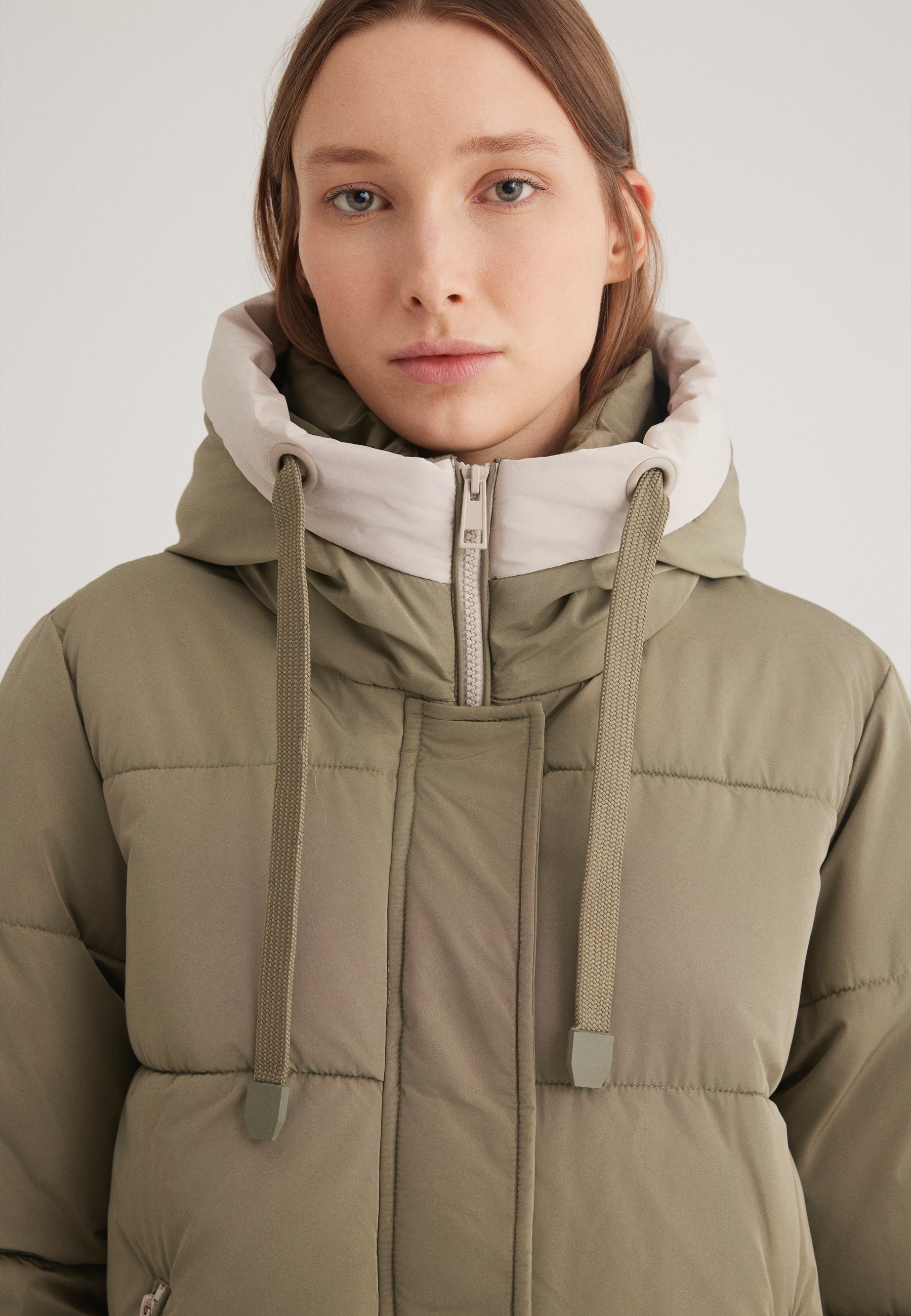 Mavi Parka »LONG PUFFER«, Lange Steppjacke