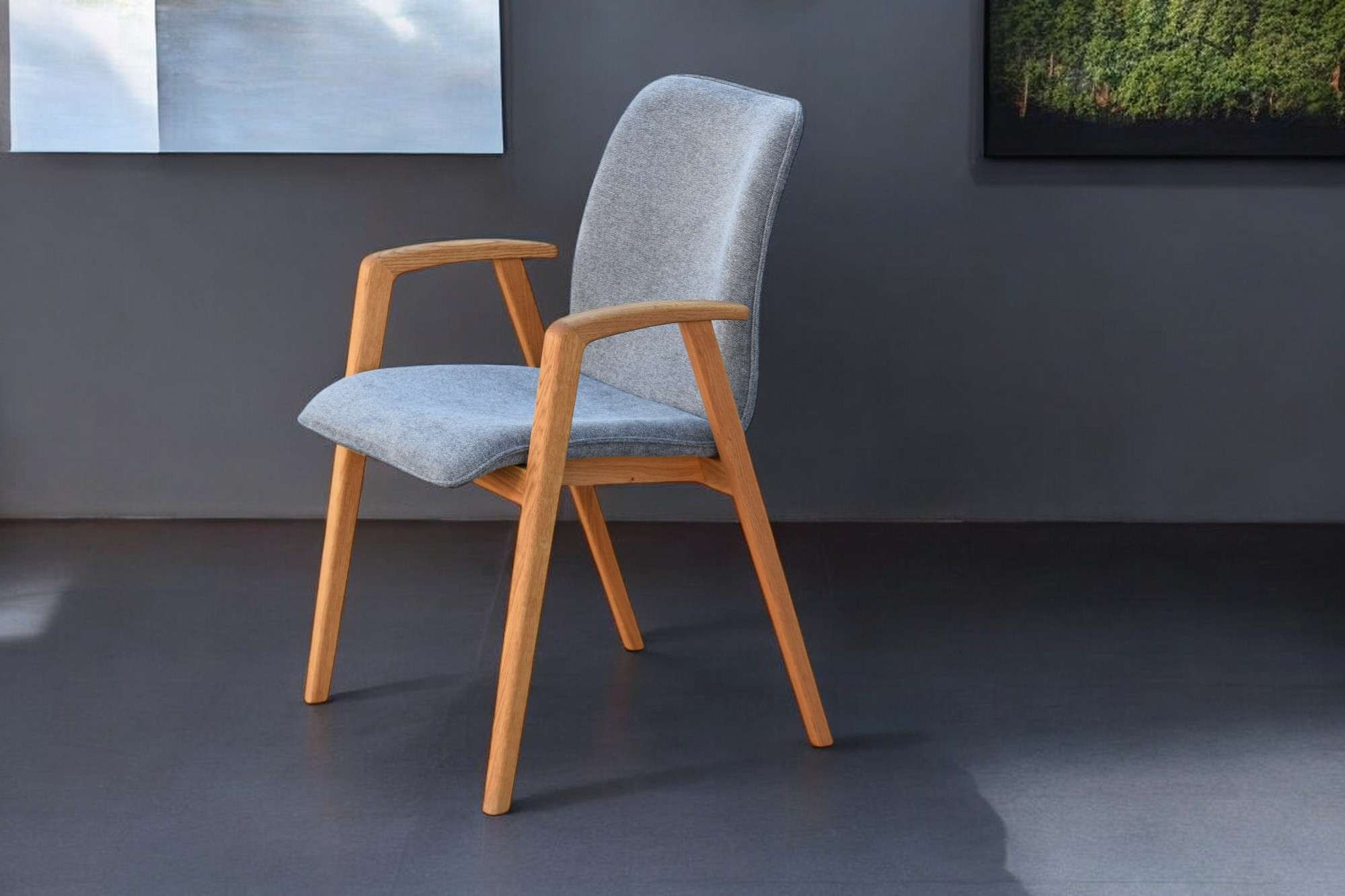 Home affaire Armlehnstuhl "Loreen Esszimmerstuhl, Polsterstuhl, Designstuhl günstig online kaufen