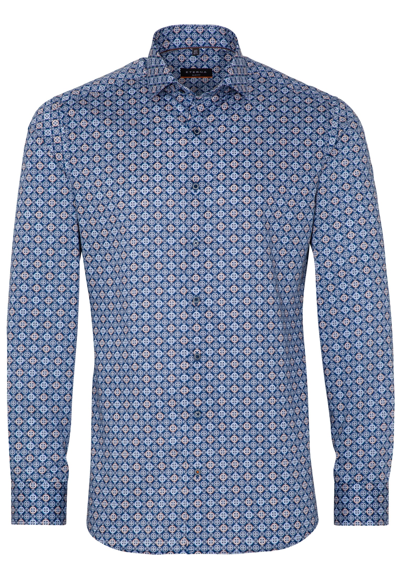 Eterna Langarmhemd »SLIM FIT«, EASY IRON (bügelleicht)