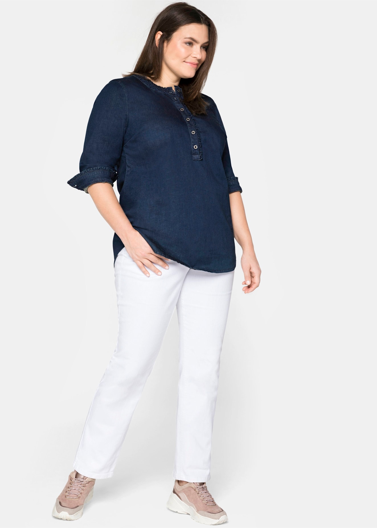 Sheego Stretch-Jeans 1 Stk. tlg. günstig online kaufen