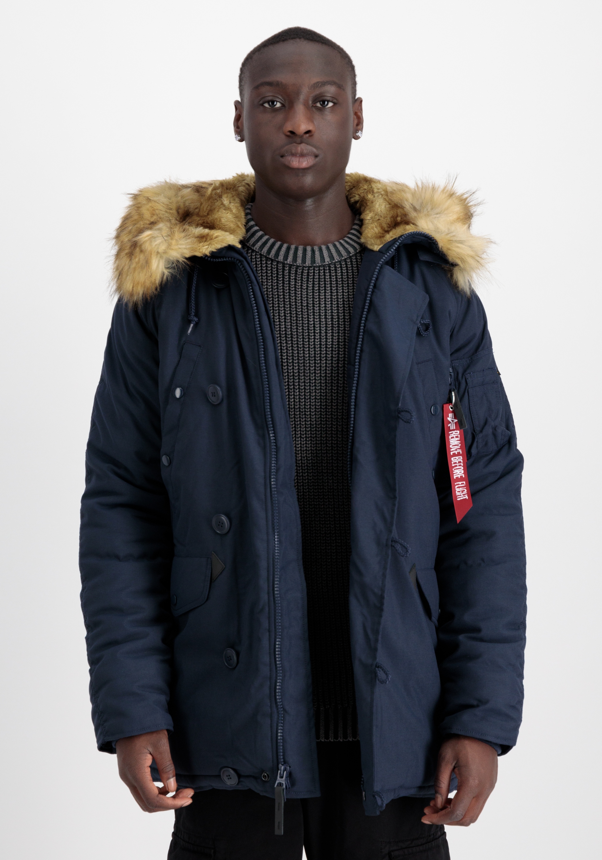 Alpha Industries Winterjacke »ALPHA INDUSTRIES Men - Cold Weather Jackets Explorer w/o Patches«