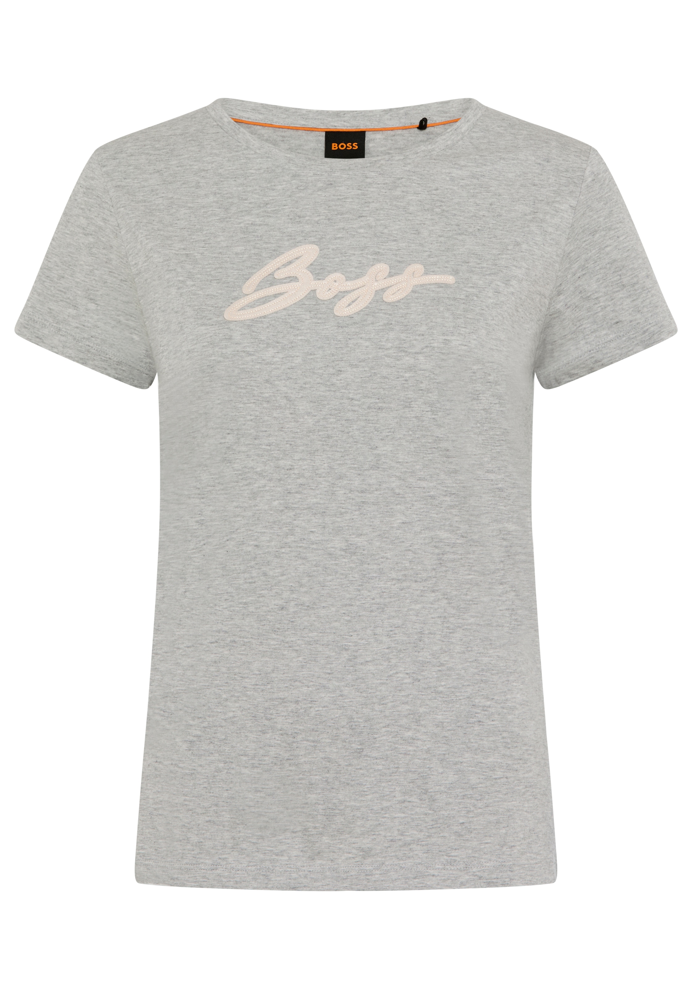 BOSS ORANGE T-Shirt "Elove Premium Damenmode" mit Logoschriftzug, Slim Fit günstig online kaufen