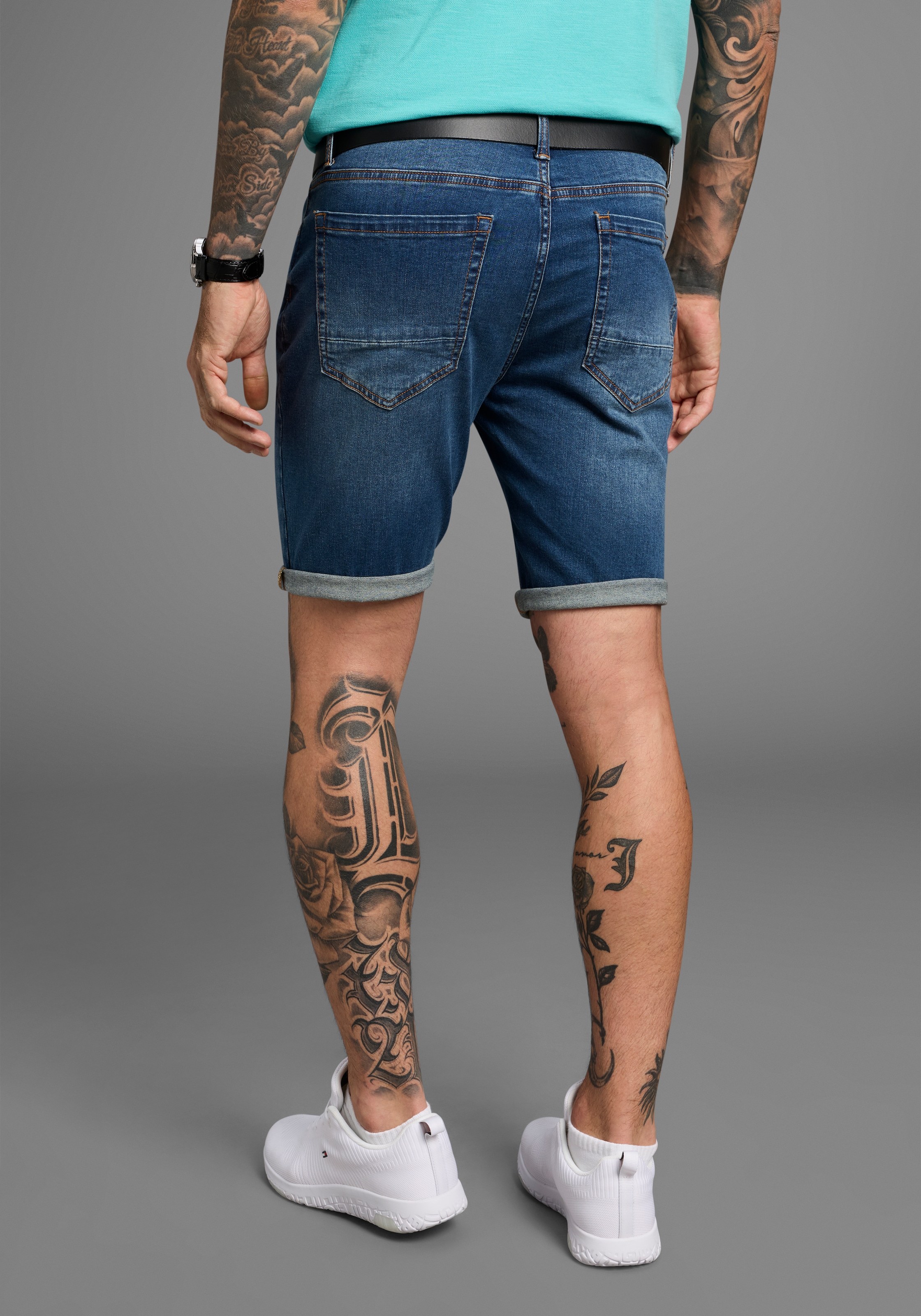 Bruno Banani Jeansshorts »Hutch-Shorts«, niedrige Leibhöhe