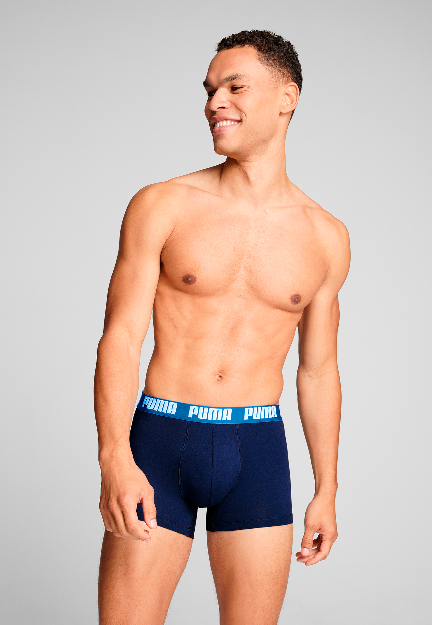 Thumbnail - PUMA Boxershorts "PUMA MEN EVERYDAY BASIC BOXERS 2P" Packung, 2er Pack, mit Puma Webbund