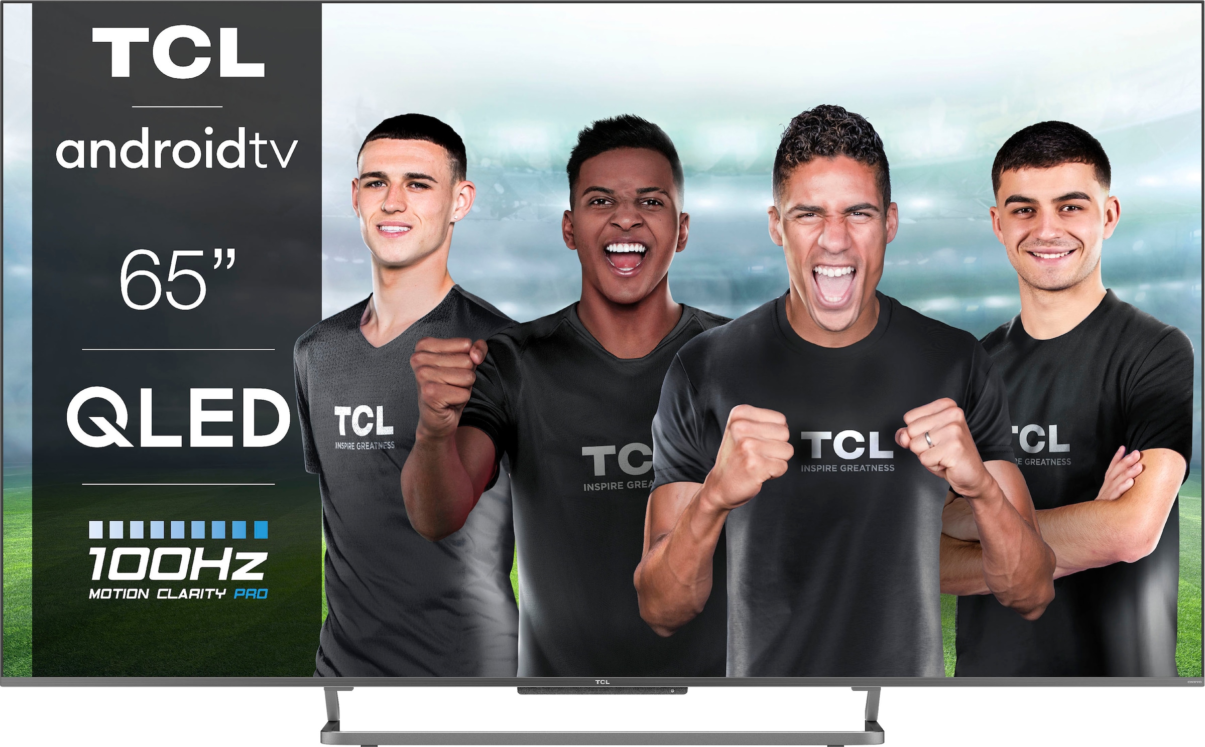 TCL QLED-Fernseher »65C728X1«, 4K Ultra HD, Smart-TV-Android TV, Android 11, Onkyo-Soundsystem, Gaming TV