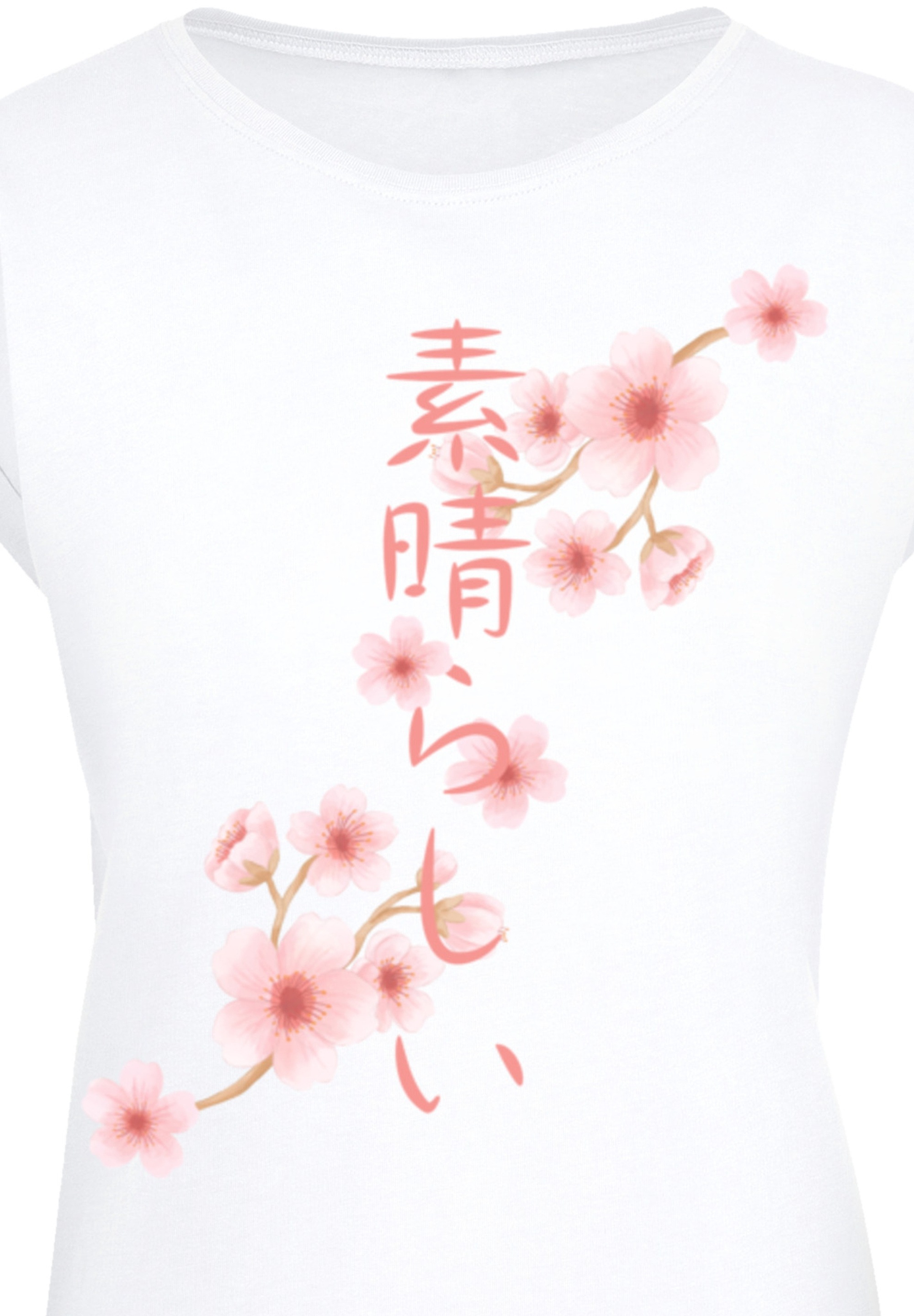 F4NT4STIC T-Shirt »PLUS SIZE Kirschblüten Asien«, Print